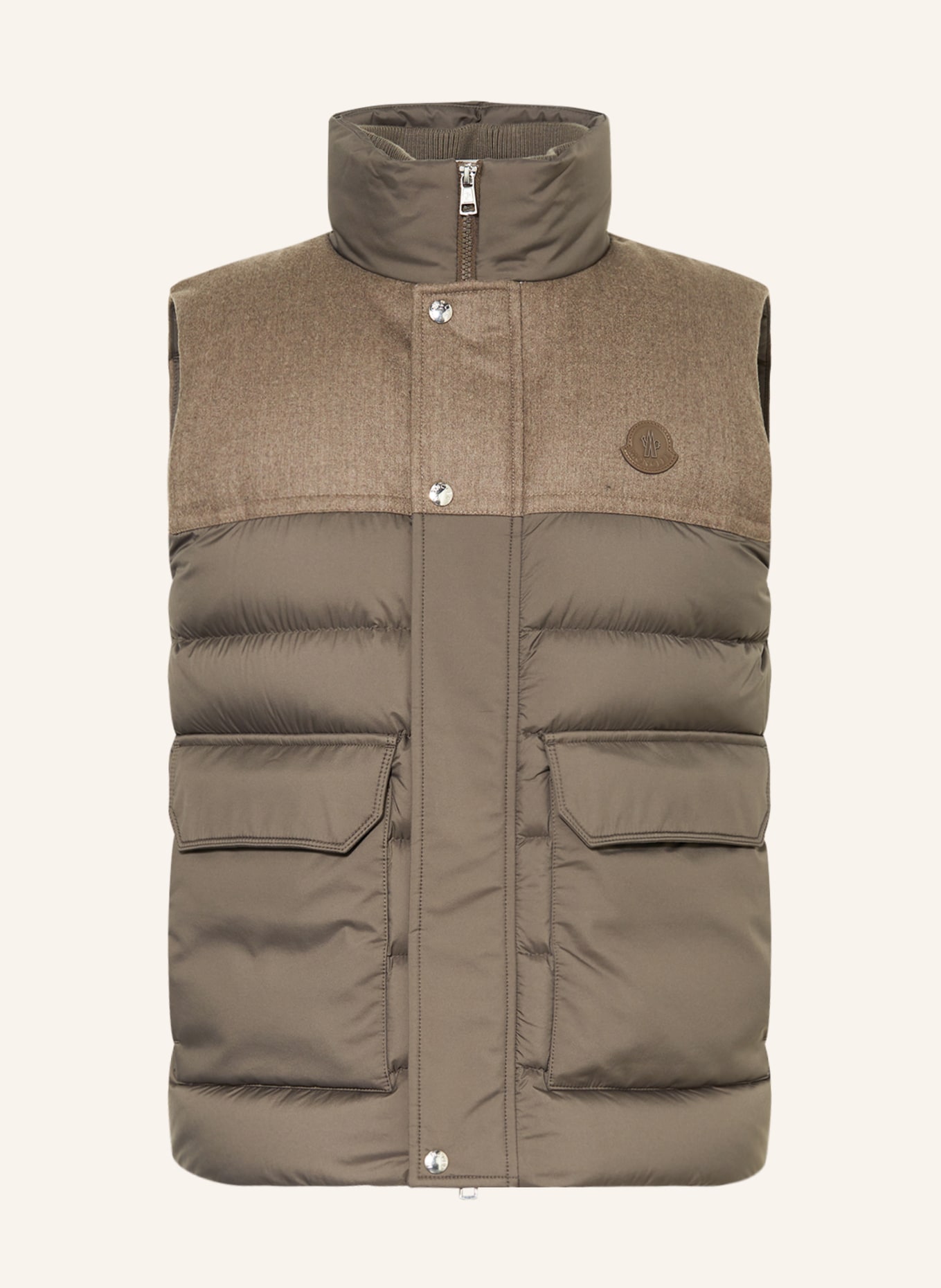 MONCLER Down vest RANCE, Color: BROWN (Image 1)