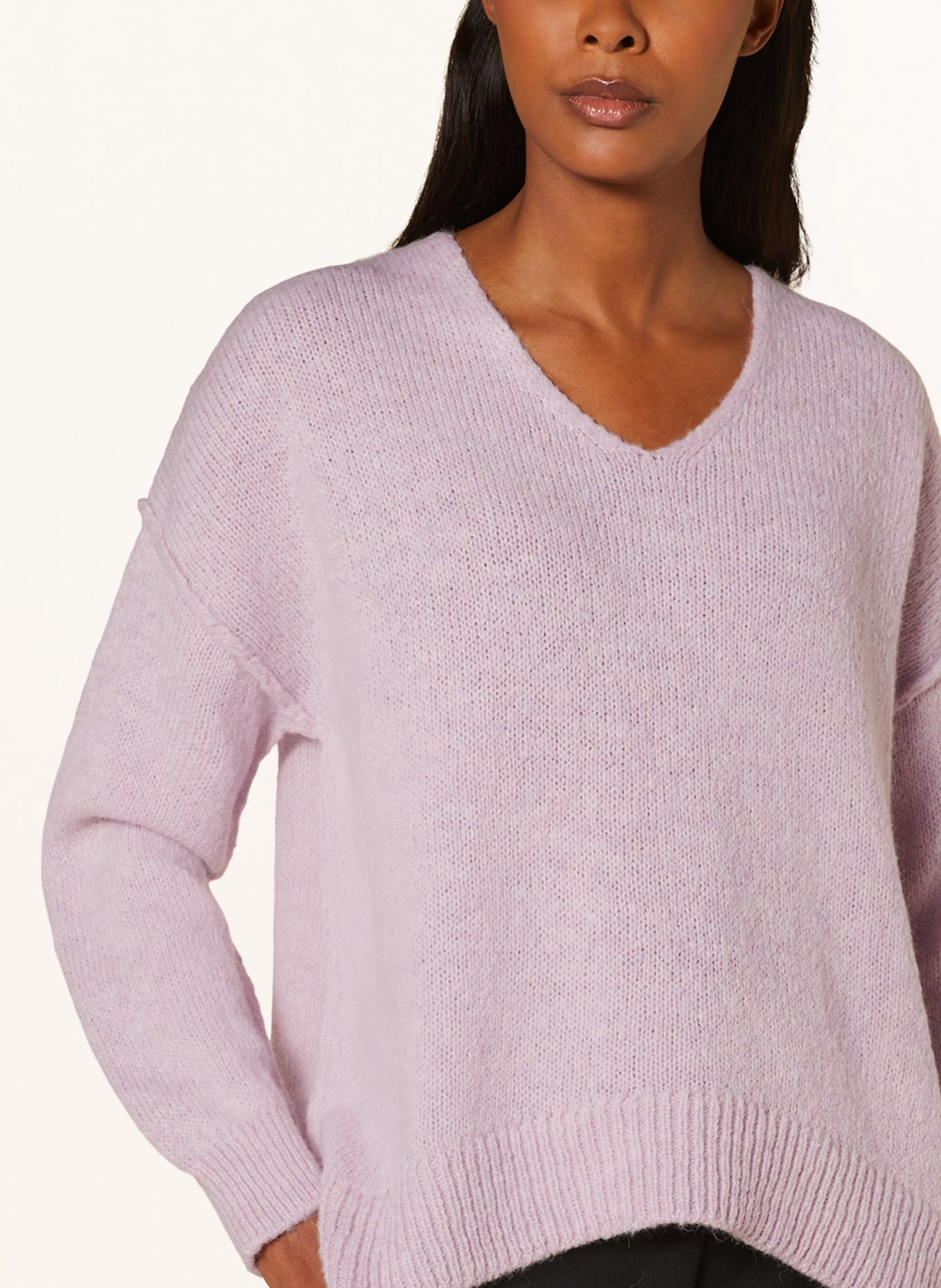 Smith & Soul Sweater with alpaca, Color: LIGHT PURPLE (Image 4)