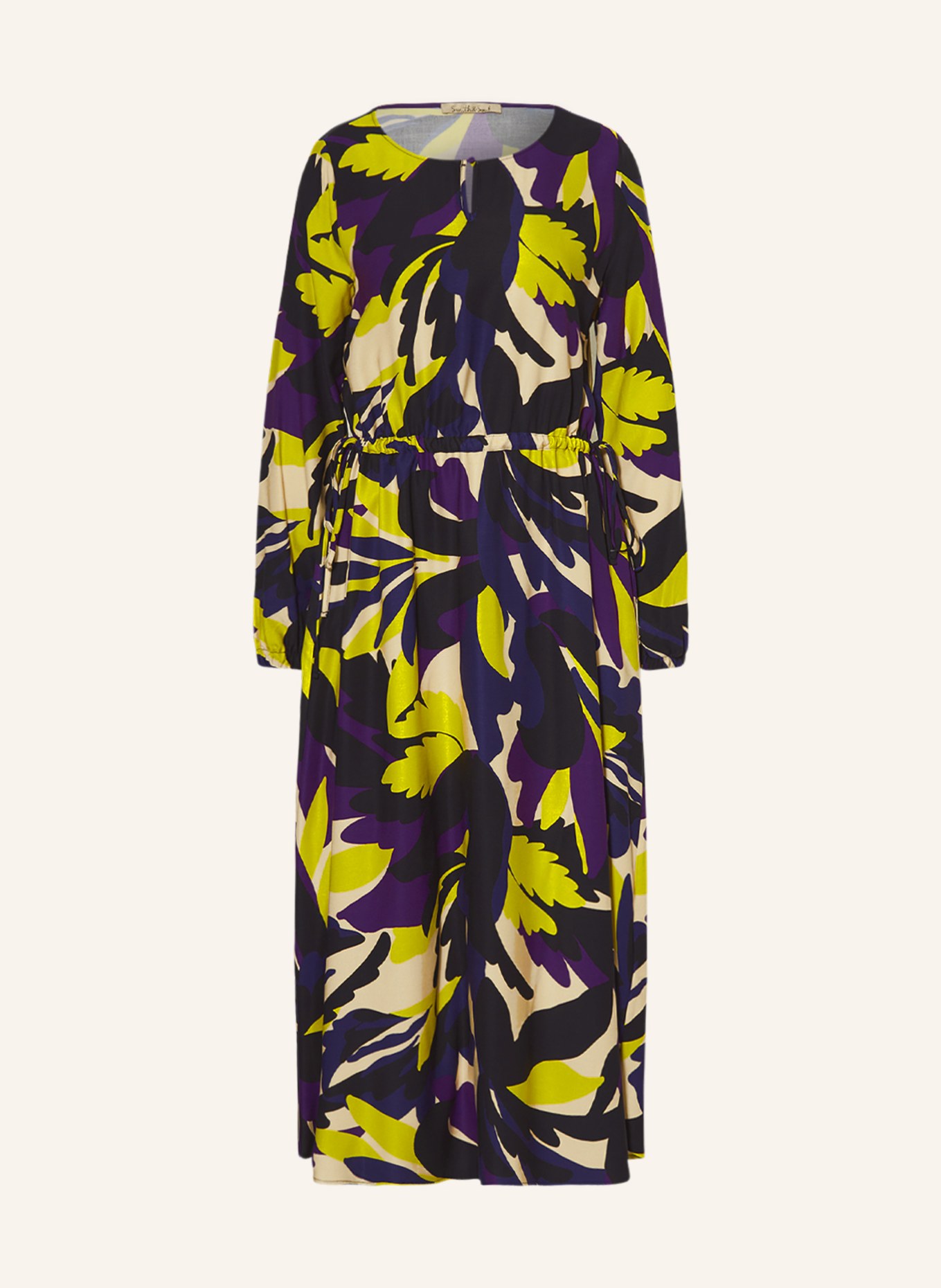 Smith & Soul Dress, Color: PURPLE/ YELLOW/ BLACK (Image 1)