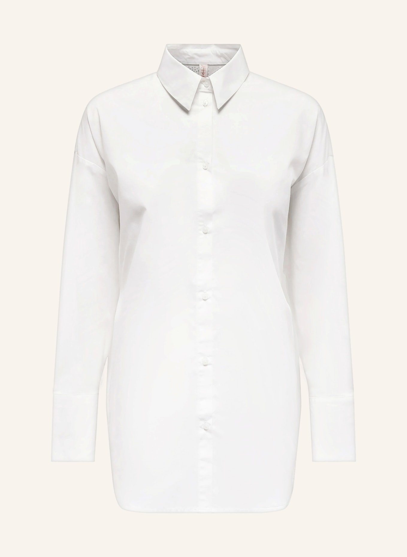 ONLY Shirt blouse with decorative gems, Color: WHITE/ SILVER (Image 1)