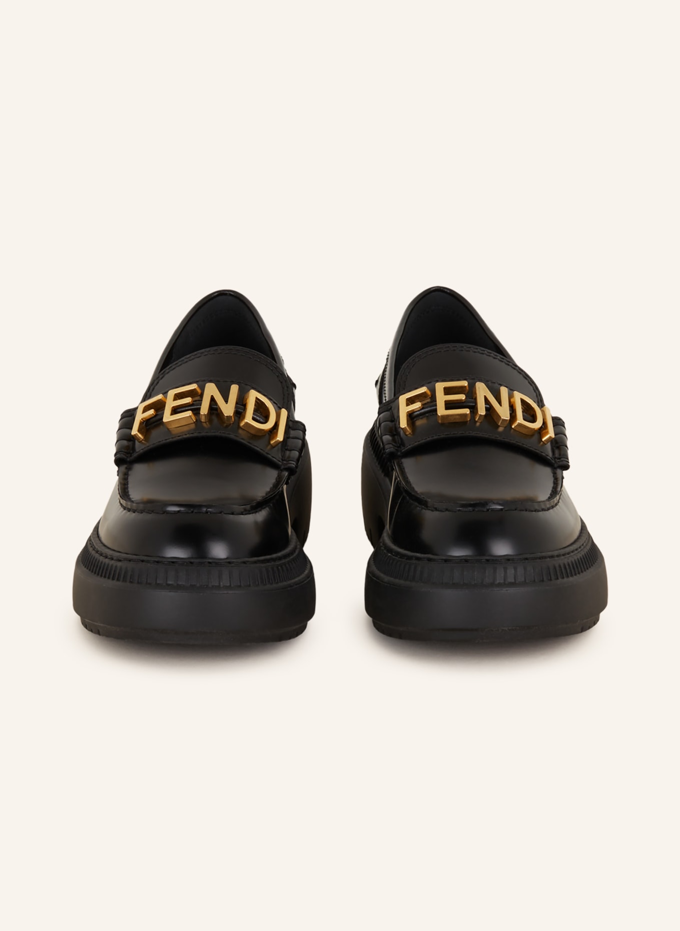 FENDI Platform loafers, Color: BLACK (Image 3)