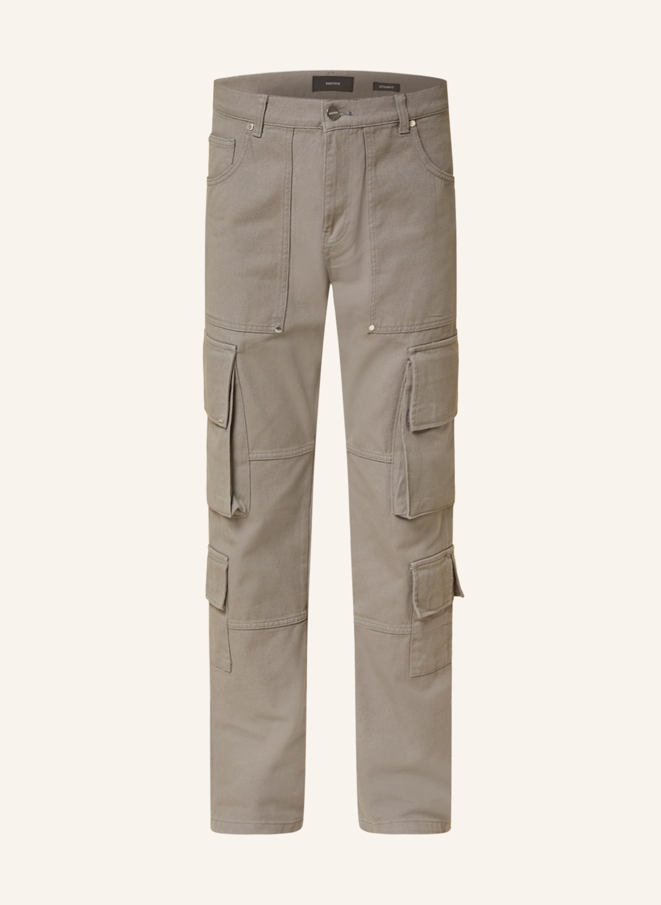 EIGHTYFIVE Cargo pants straight fit, Color: GRAY (Image 1)