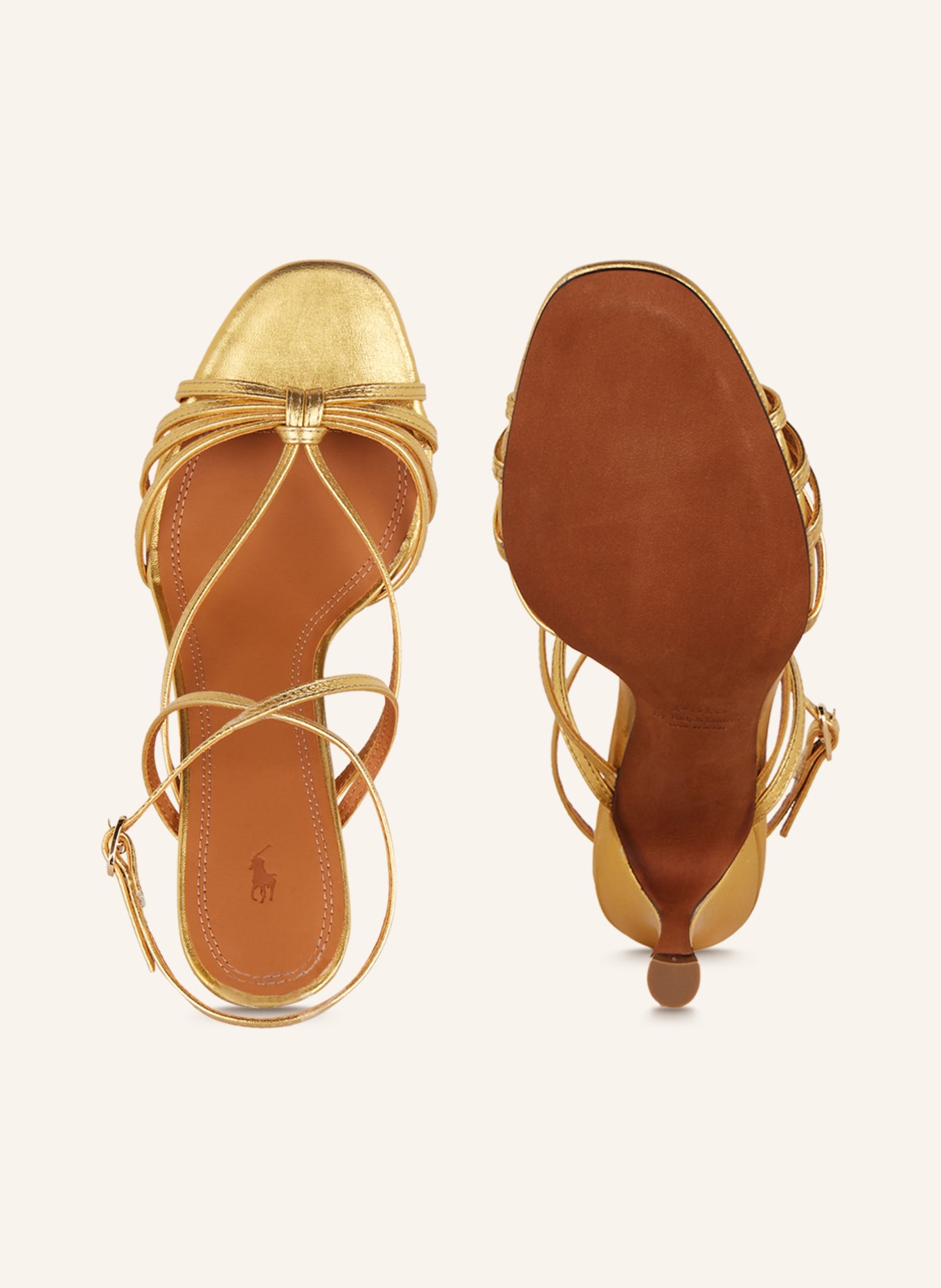 POLO RALPH LAUREN Sandaletten, Farbe: GOLD (Bild 5)