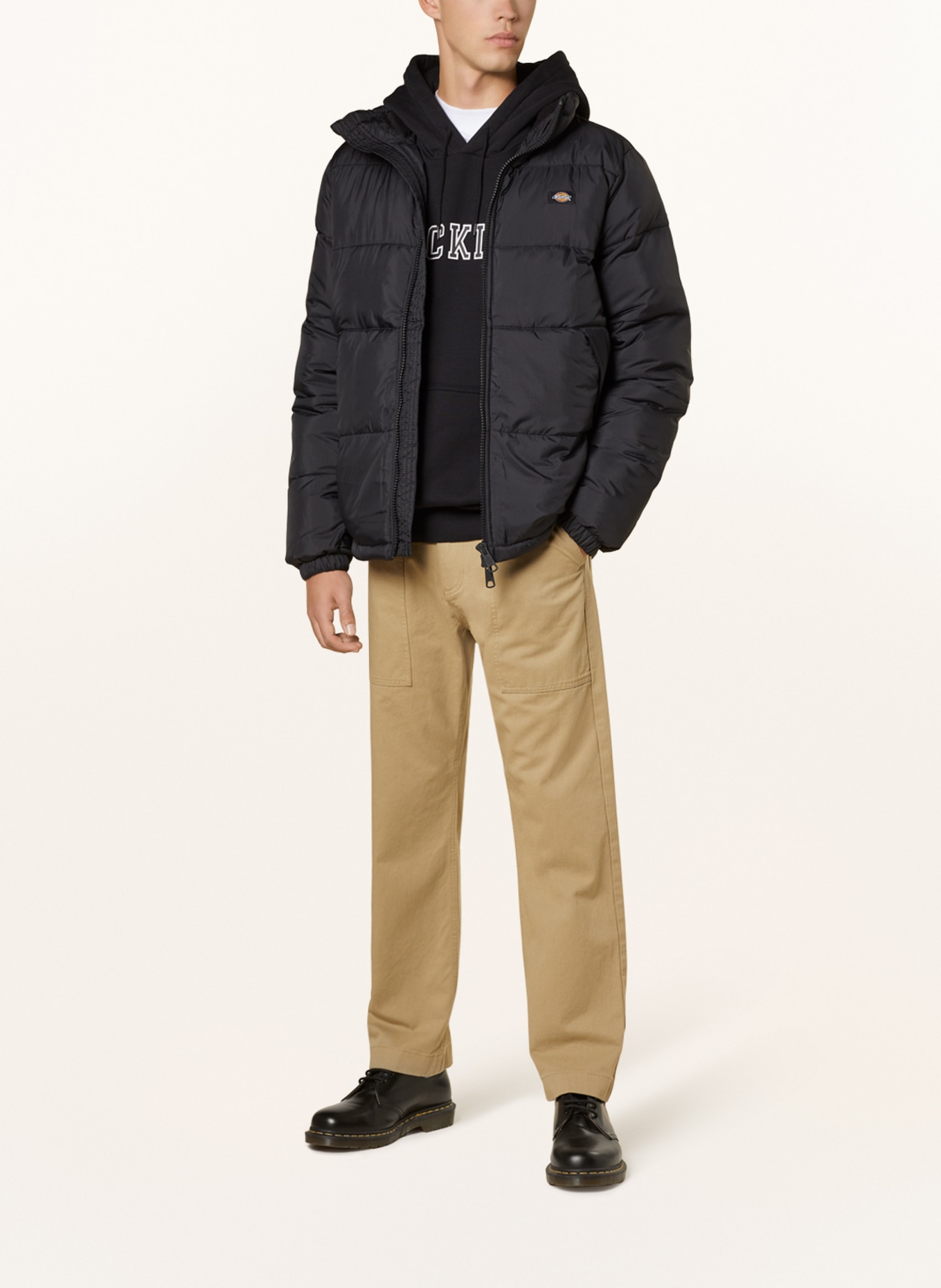 Dickies Quilted jacket WALDENBURG, Color: BLACK (Image 2)