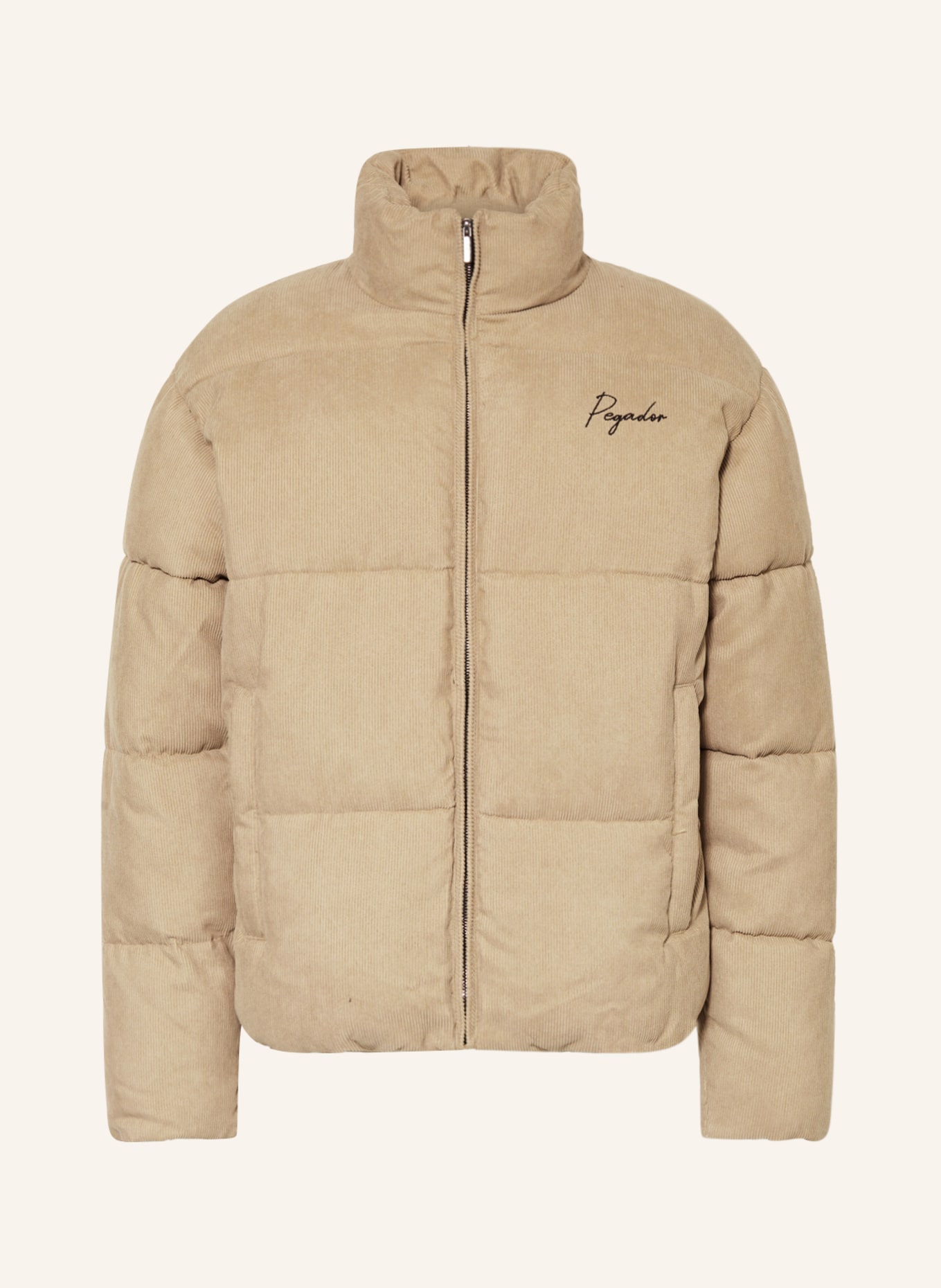 PEGADOR Quilted jacket SUNDRE made of corduroy, Color: BEIGE (Image 1)