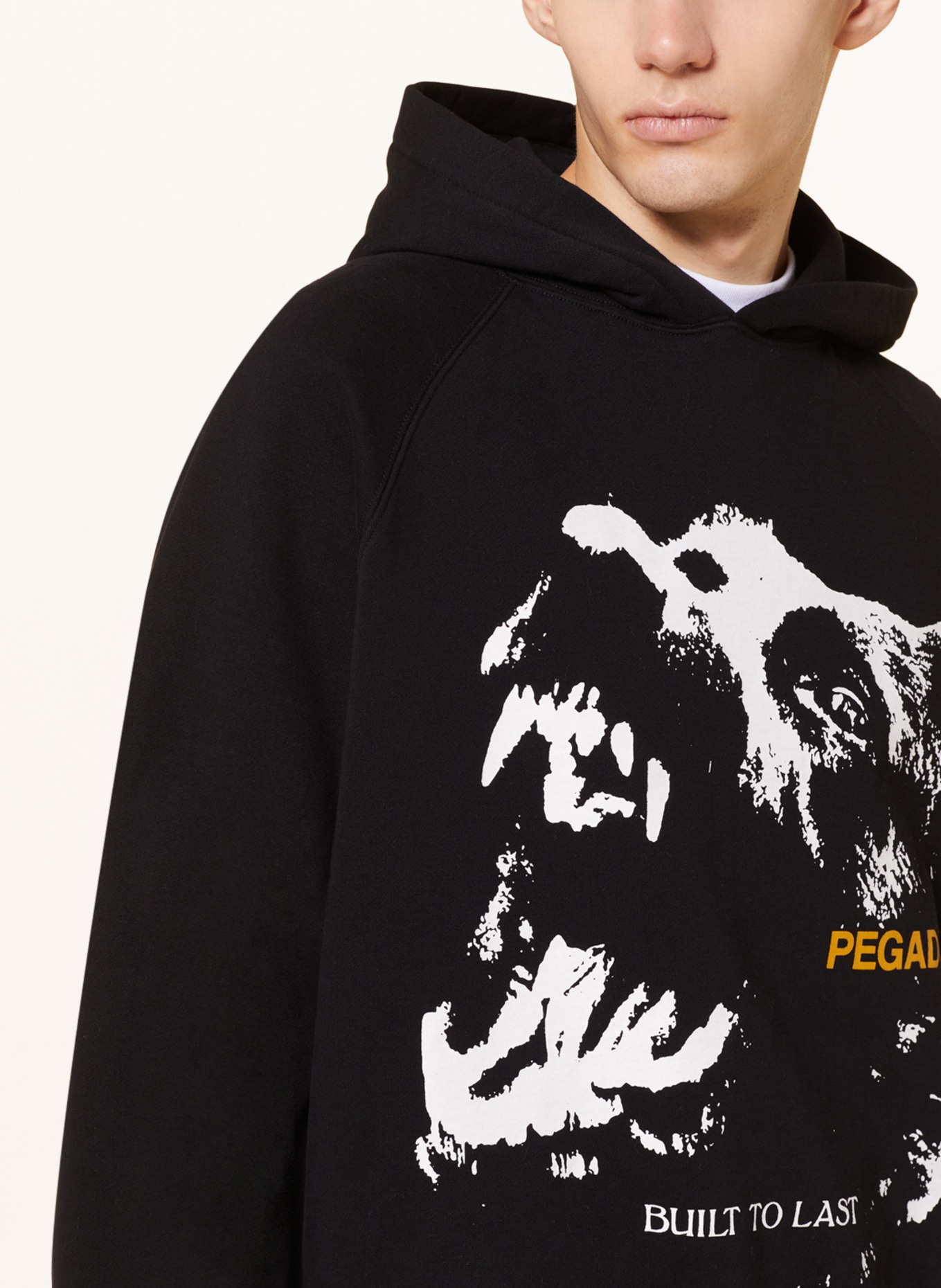 PEGADOR Hoodie NETHER, Color: BLACK/ WHITE (Image 4)