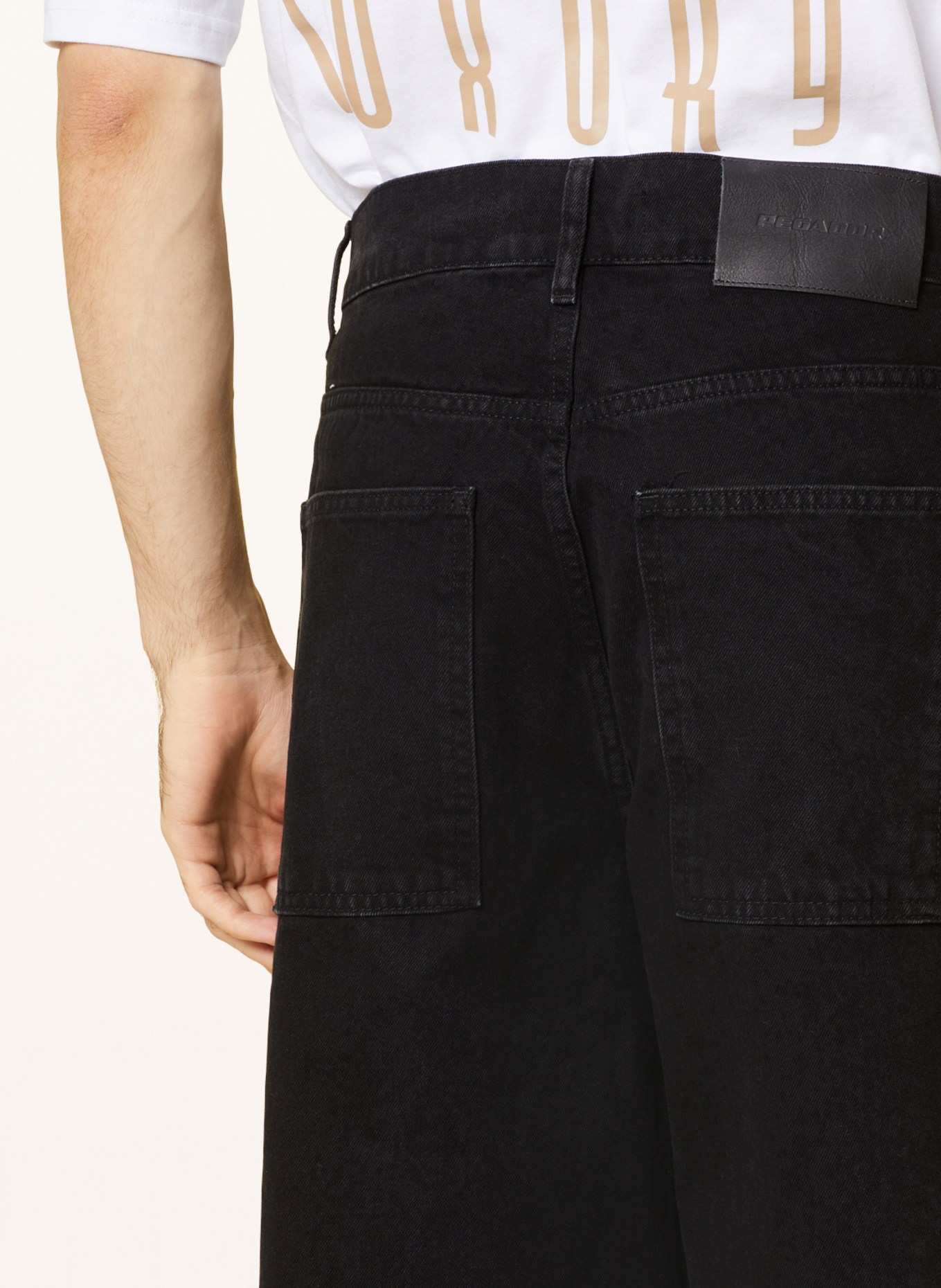 PEGADOR Jeans BEVO loose fit, Color: 001 BLACK (Image 6)