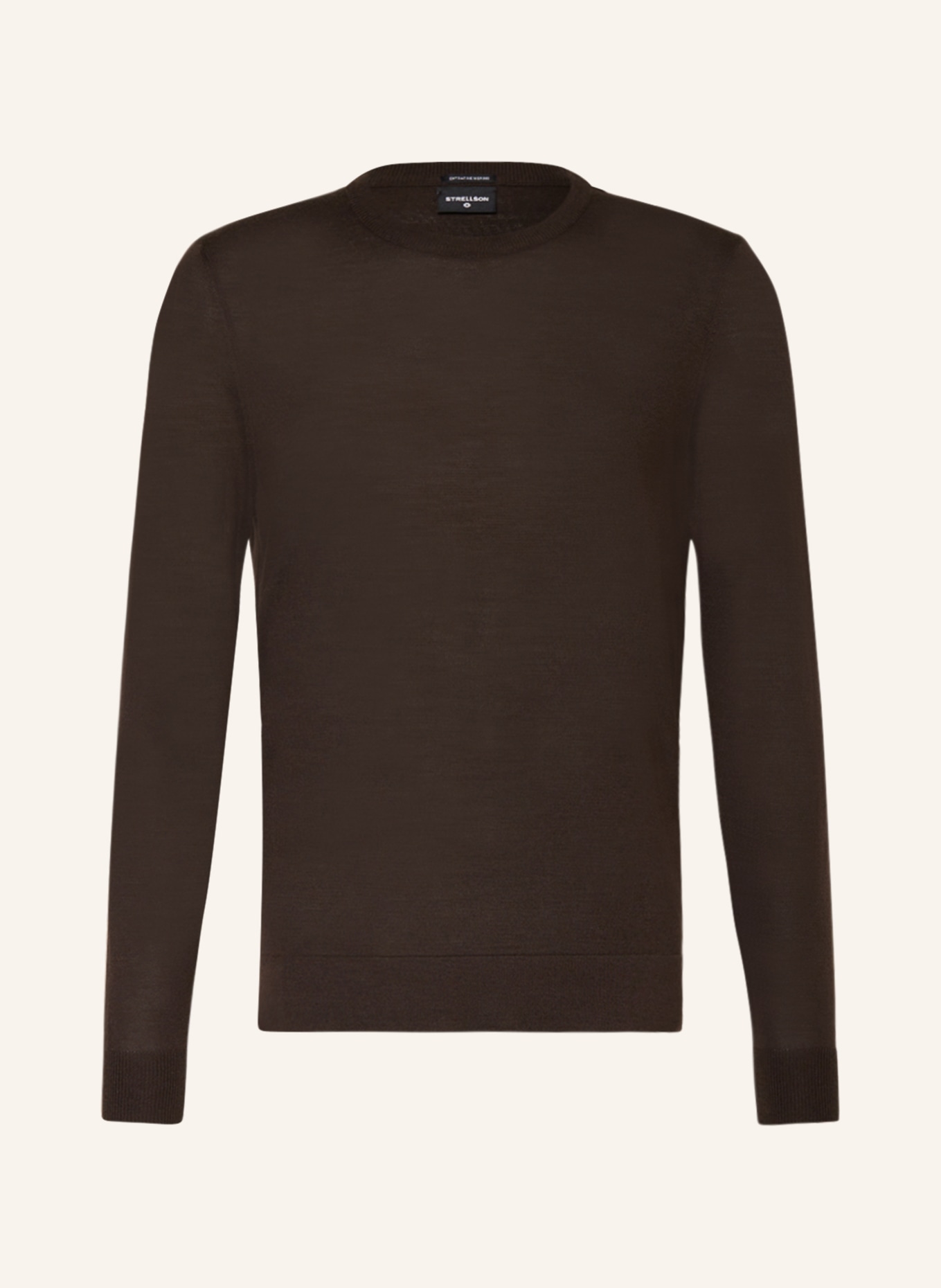 STRELLSON Sweater MAREK, Color: DARK BROWN (Image 1)