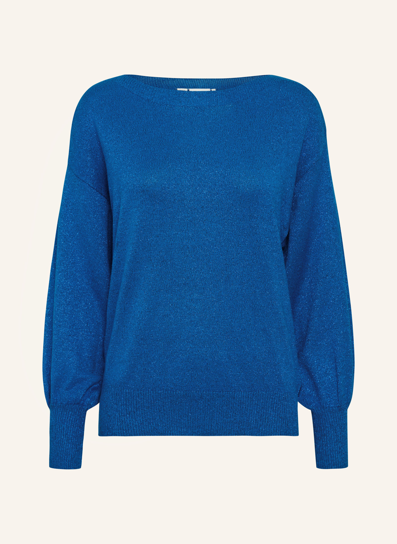 ICHI Sweater IHMOPAZ with glitter thread, Color: BLUE (Image 1)