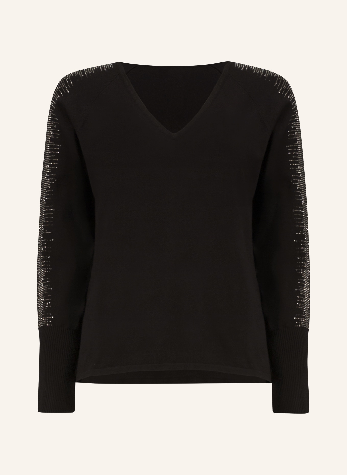 Joseph Ribkoff Sweater with decorative gems, Color: BLACK (Image 1)