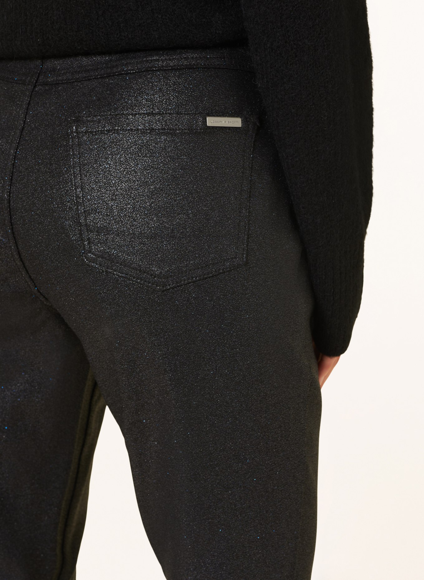 Joseph Ribkoff Coated Jeans, Farbe: BLAU/ SCHWARZ (Bild 5)