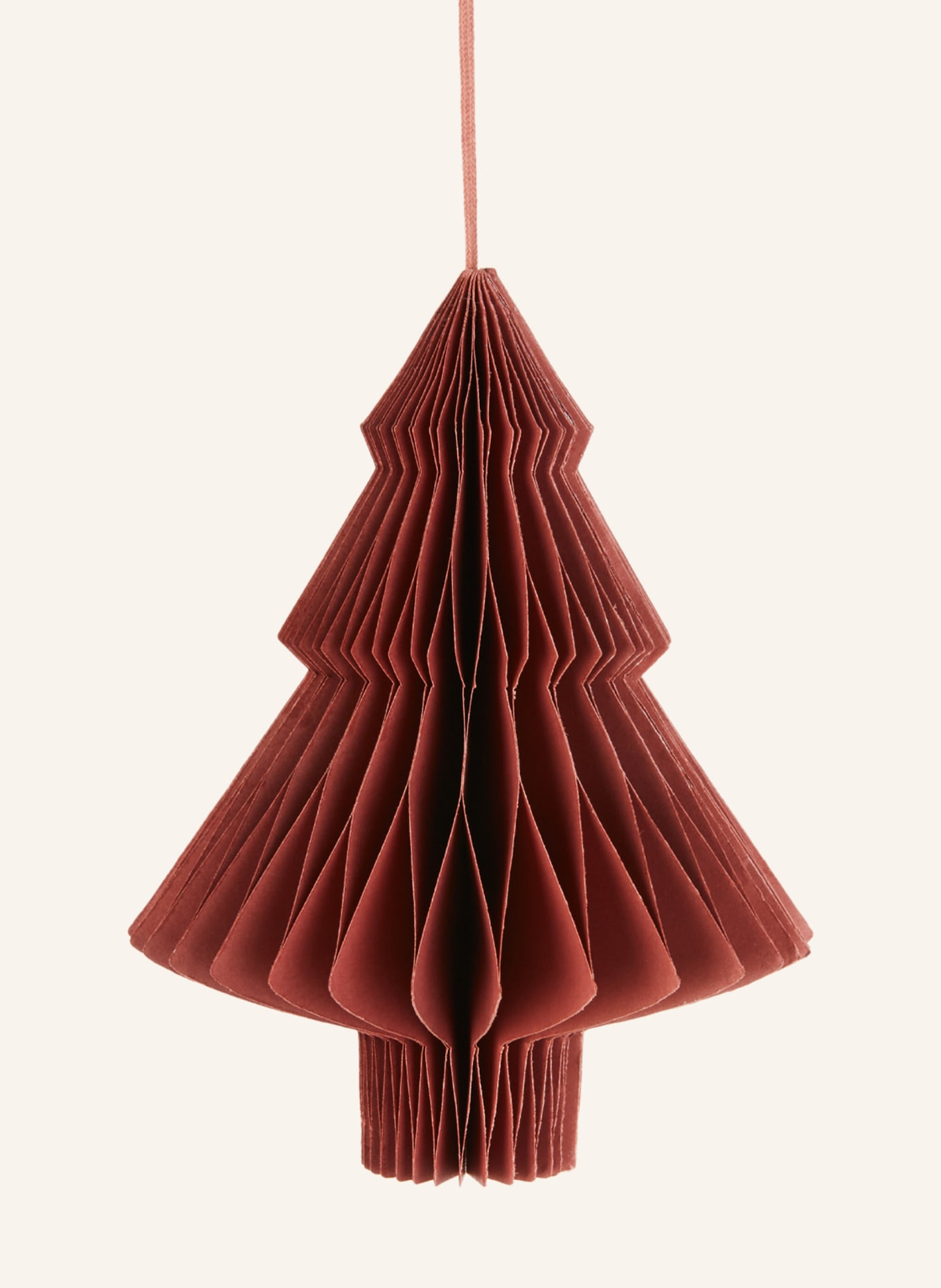 BROSTE COPENHAGEN 2dílná sada dekoračních přívěsků CHRISTMAS MIX: TMAVĚ ČERVENÁ