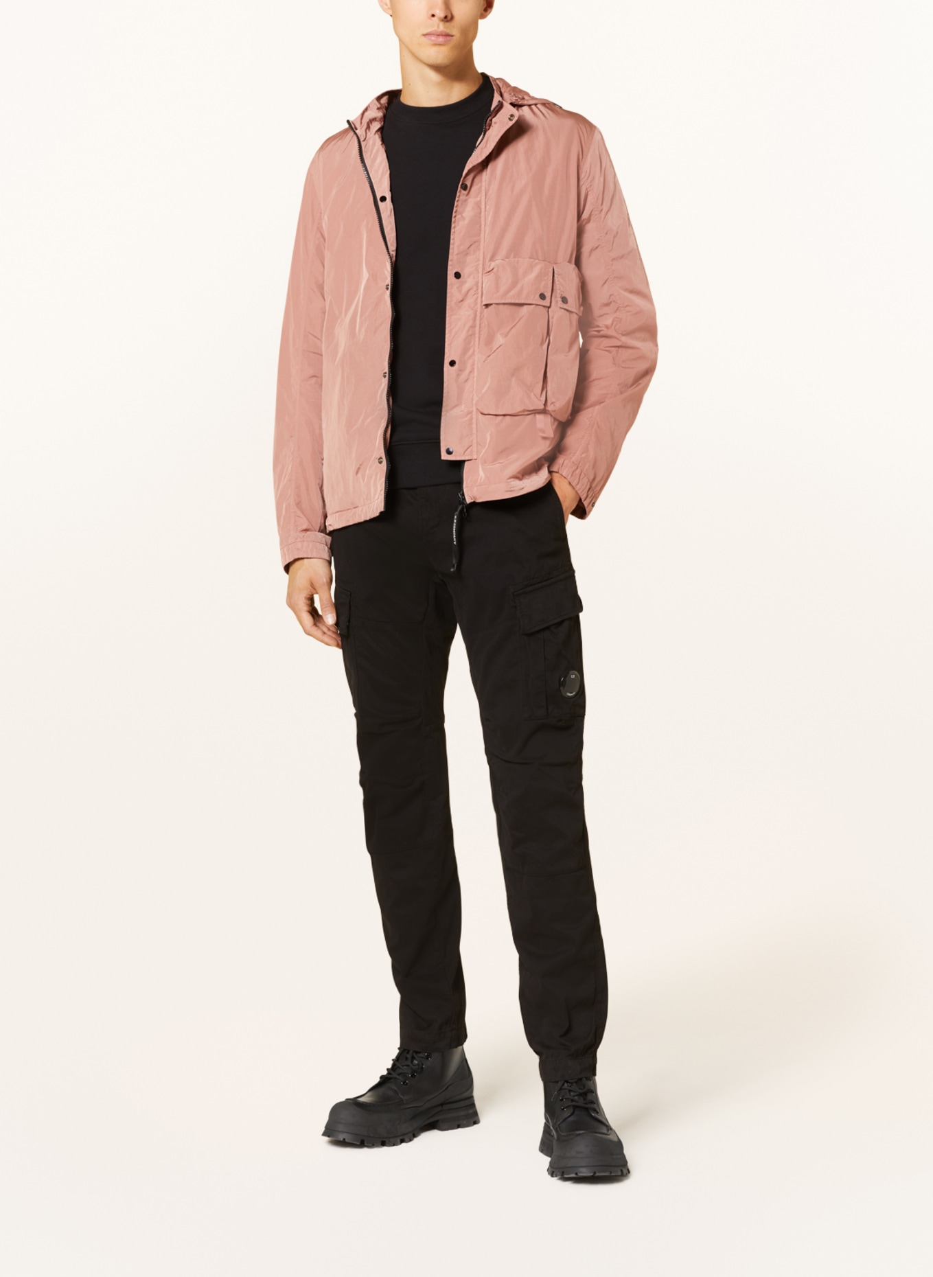 C.P. COMPANY Jacket with detachable hood, Color: ROSE (Image 2)