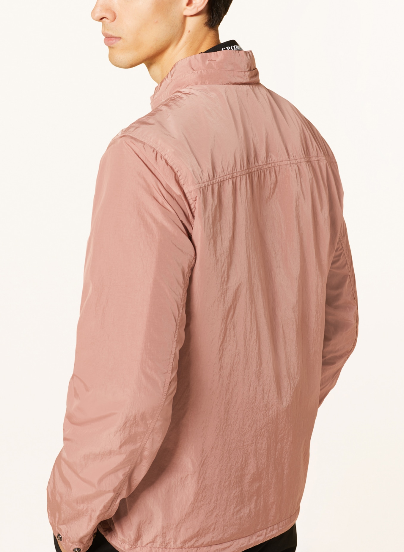 C.P. COMPANY Jacke mit abnehmbarer Kapuze, Farbe: ROSÉ (Bild 6)