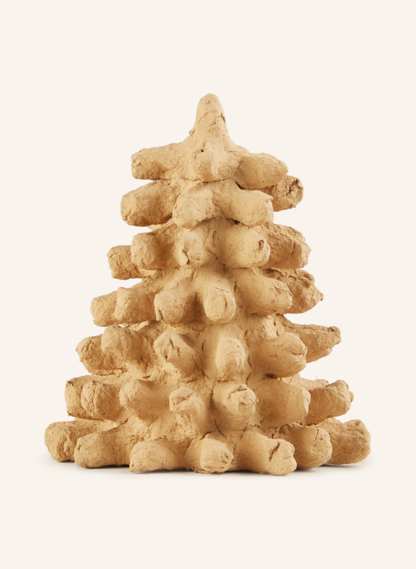 BROSTE COPENHAGEN Dekorační figurka PULP: SVĚTLE HNĚDÁ