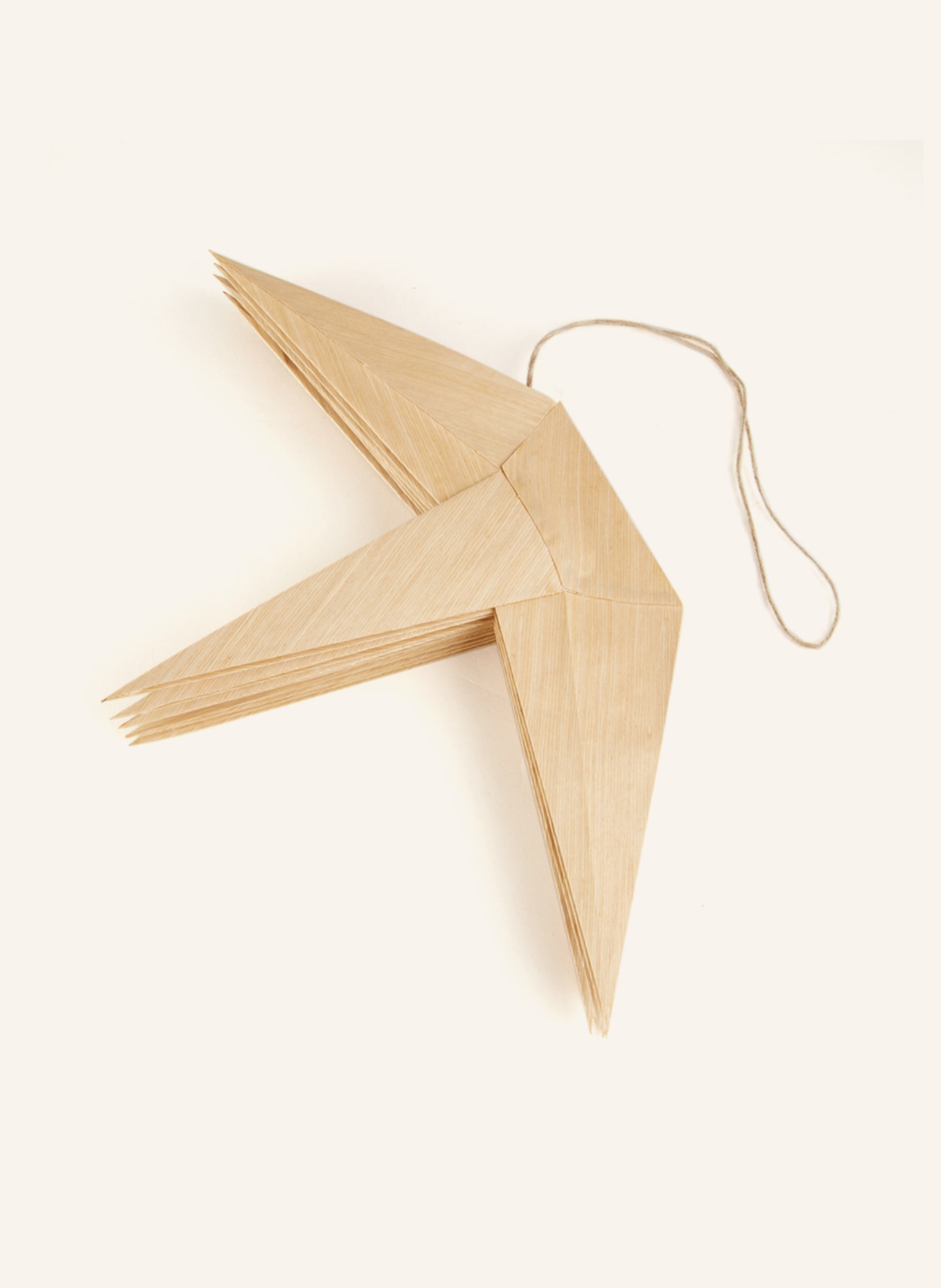 BROSTE COPENHAGEN Zawieszka dekoracyjna VENUS: JASNOBRĄZOWY