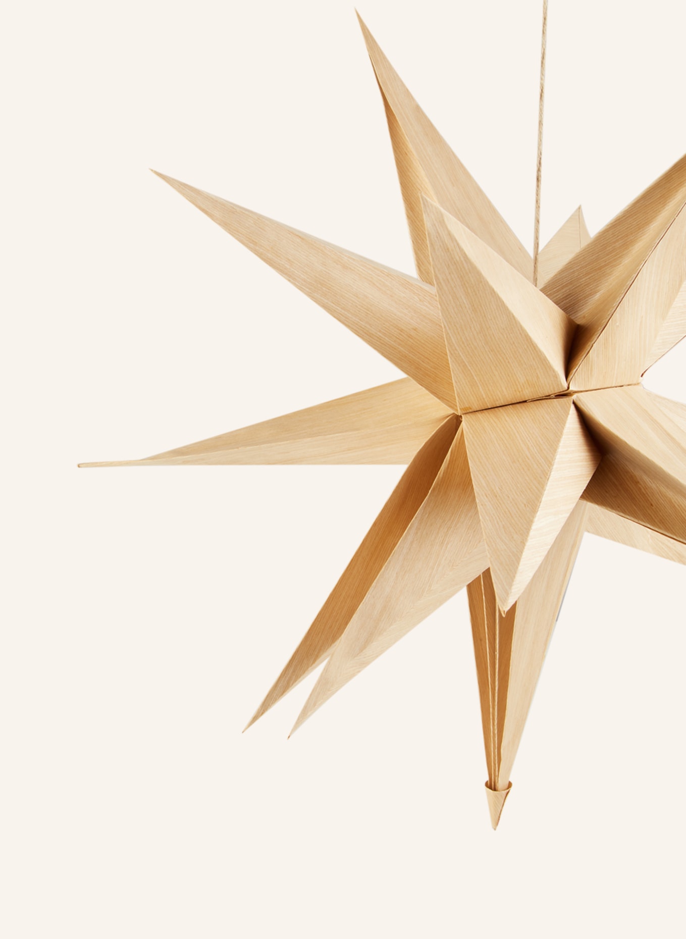 BROSTE COPENHAGEN Zawieszka dekoracyjna VENUS: JASNOBRĄZOWY