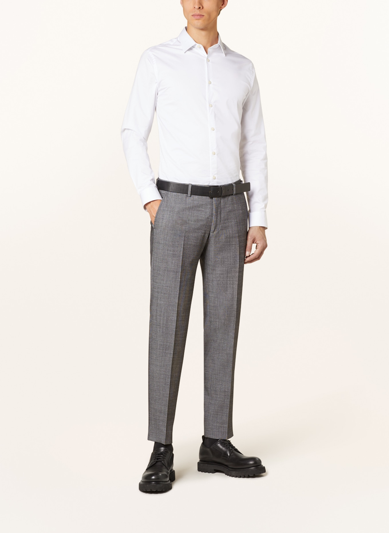 BALDESSARINI Suit trousers MASSA slim fit, Color: 9526 Asphalt Melange (Image 3)