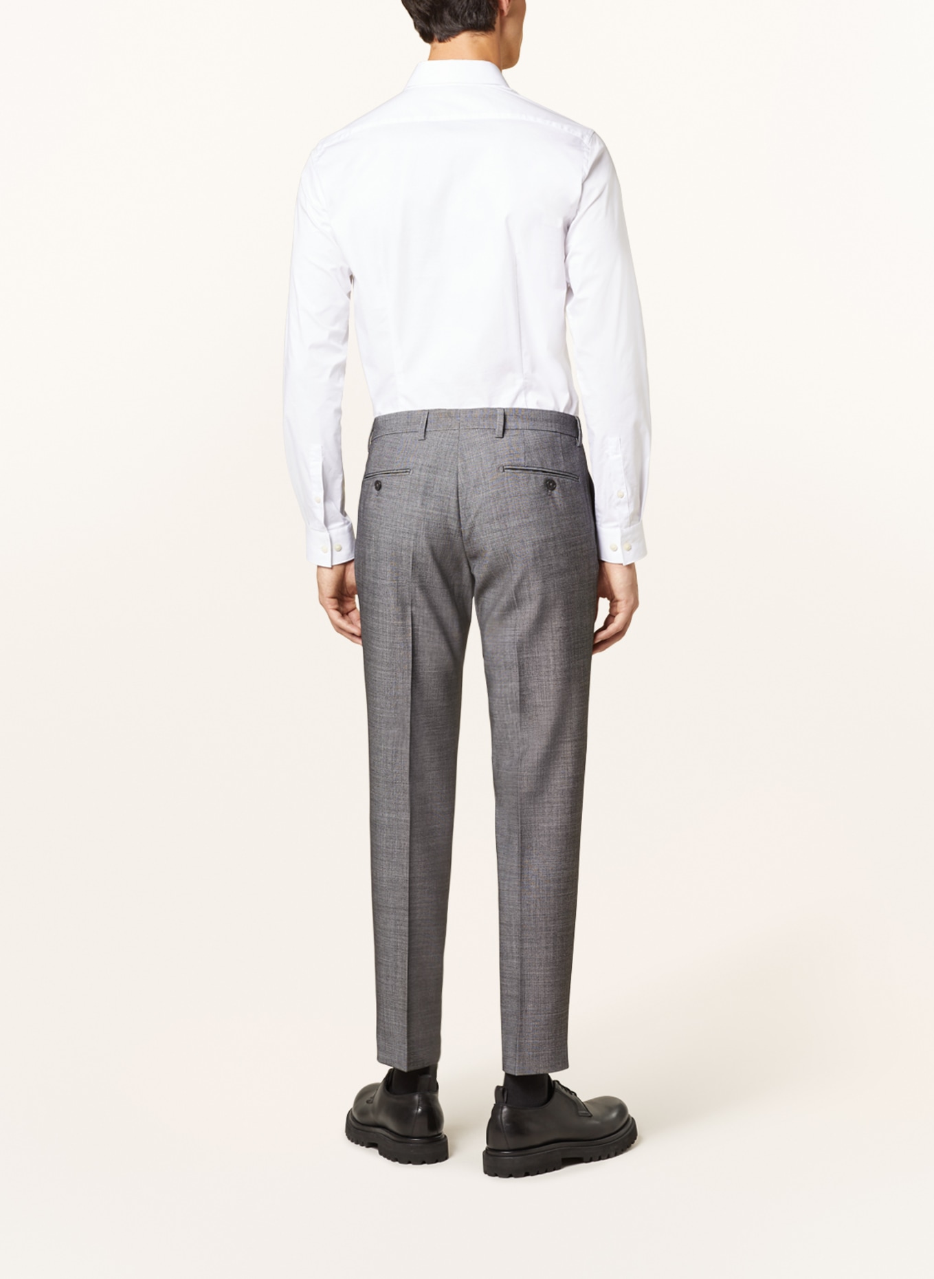 BALDESSARINI Suit trousers MASSA slim fit, Color: 9526 Asphalt Melange (Image 4)