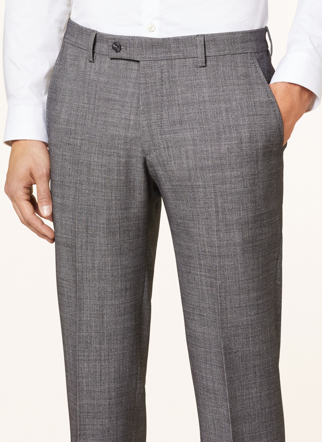 BALDESSARINI Oblekové kalhoty MASSA Slim Fit, Barva: 9526 Asphalt Melange (Obrázek 6)