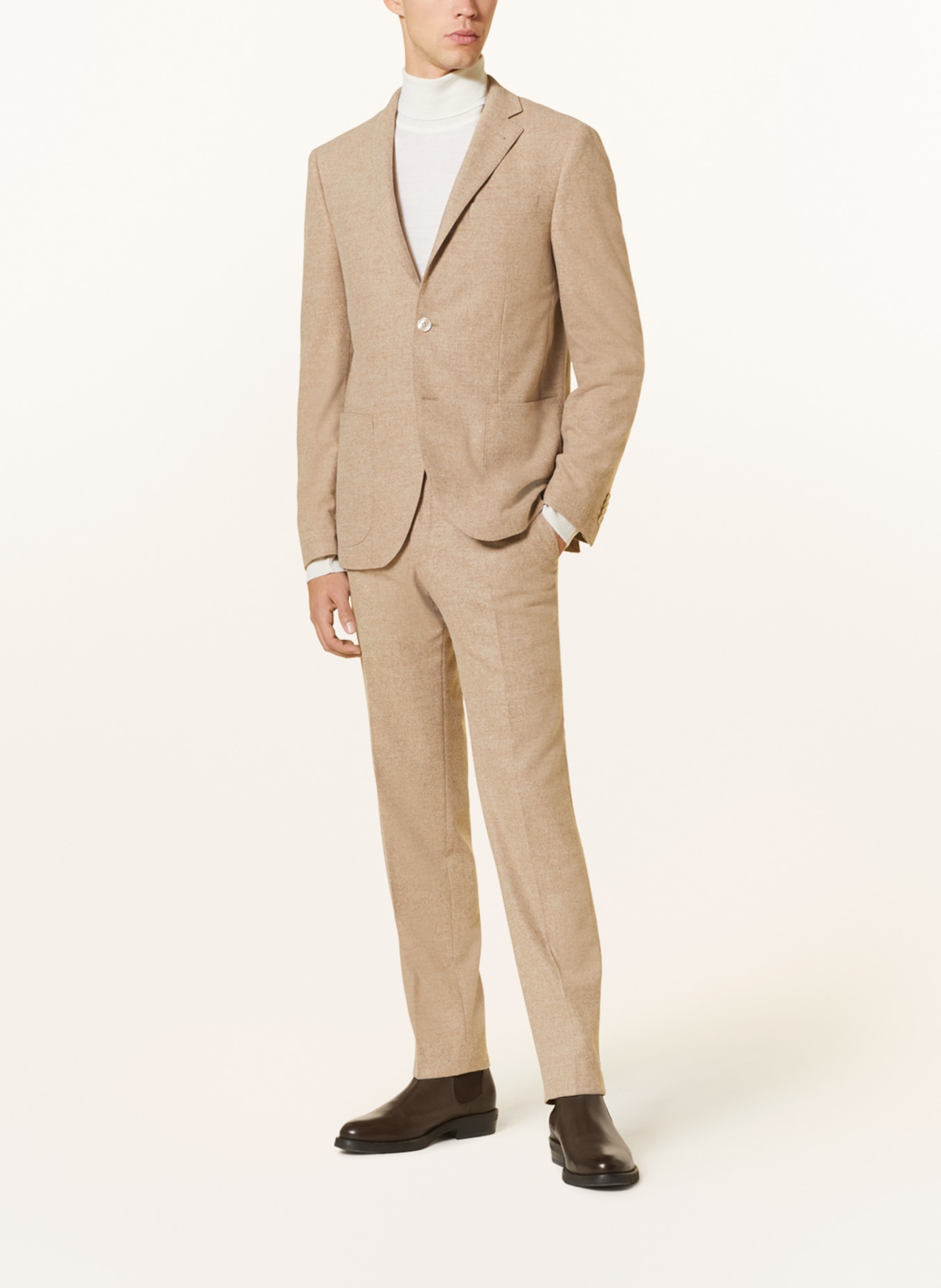 BALDESSARINI Suit trousers MASSA slim fit, Color: 8113 Beige (Image 2)