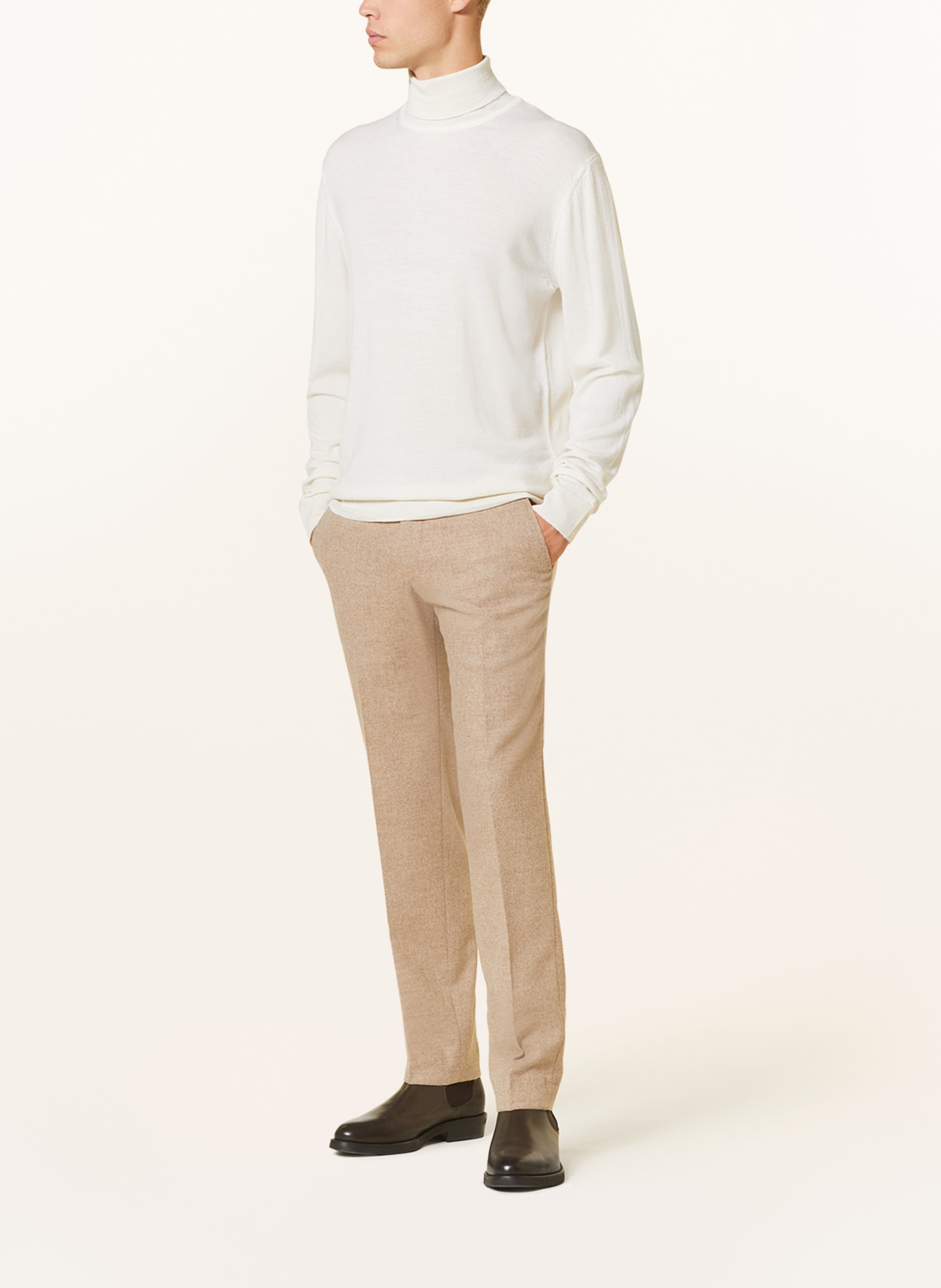 BALDESSARINI Oblekové kalhoty MASSA Slim Fit, Barva: 8113 Beige (Obrázek 3)