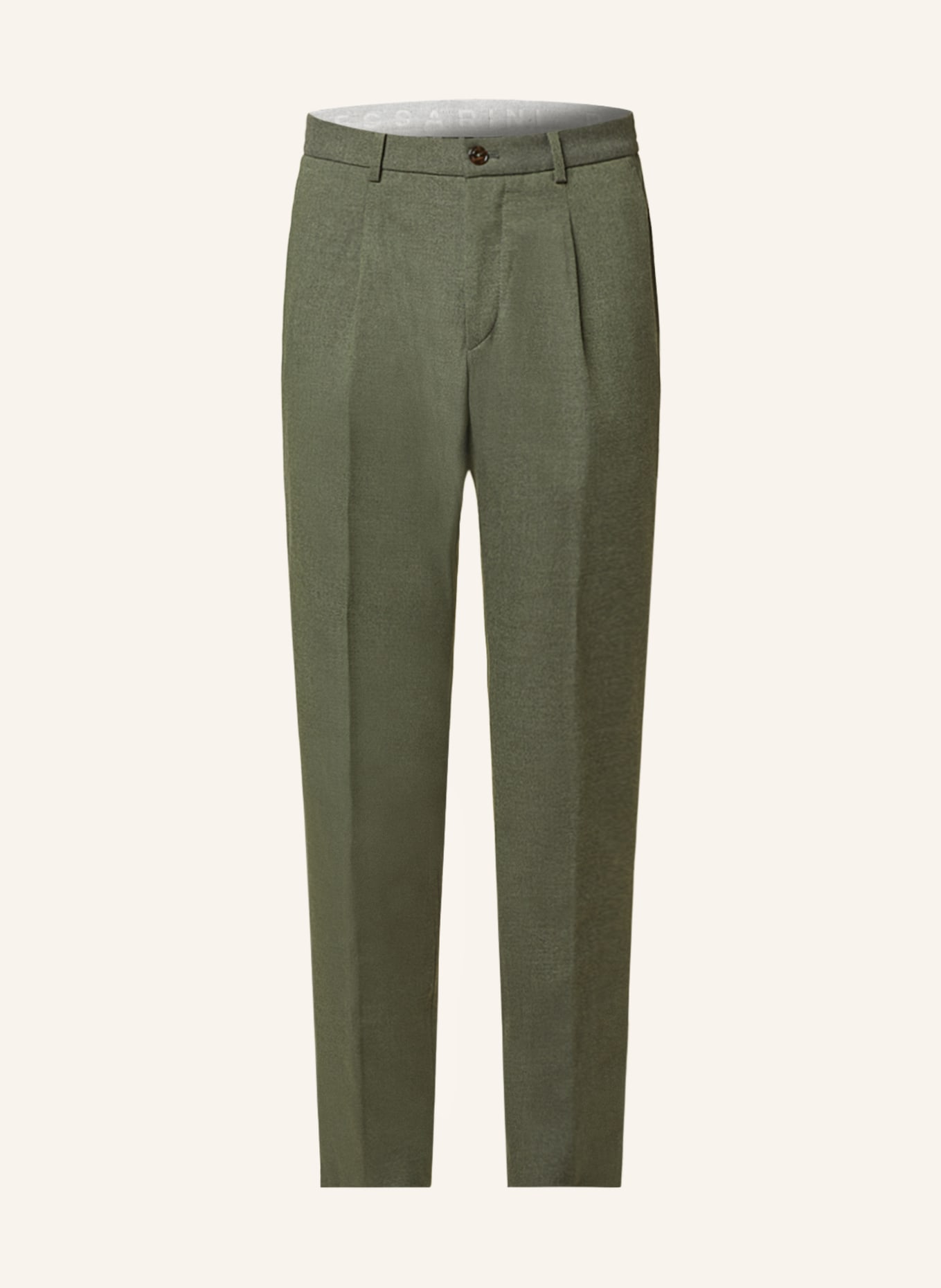 BALDESSARINI Suit trousers COX slim fit, Color: 5513 Deep Lichen Green Mel. (Image 1)
