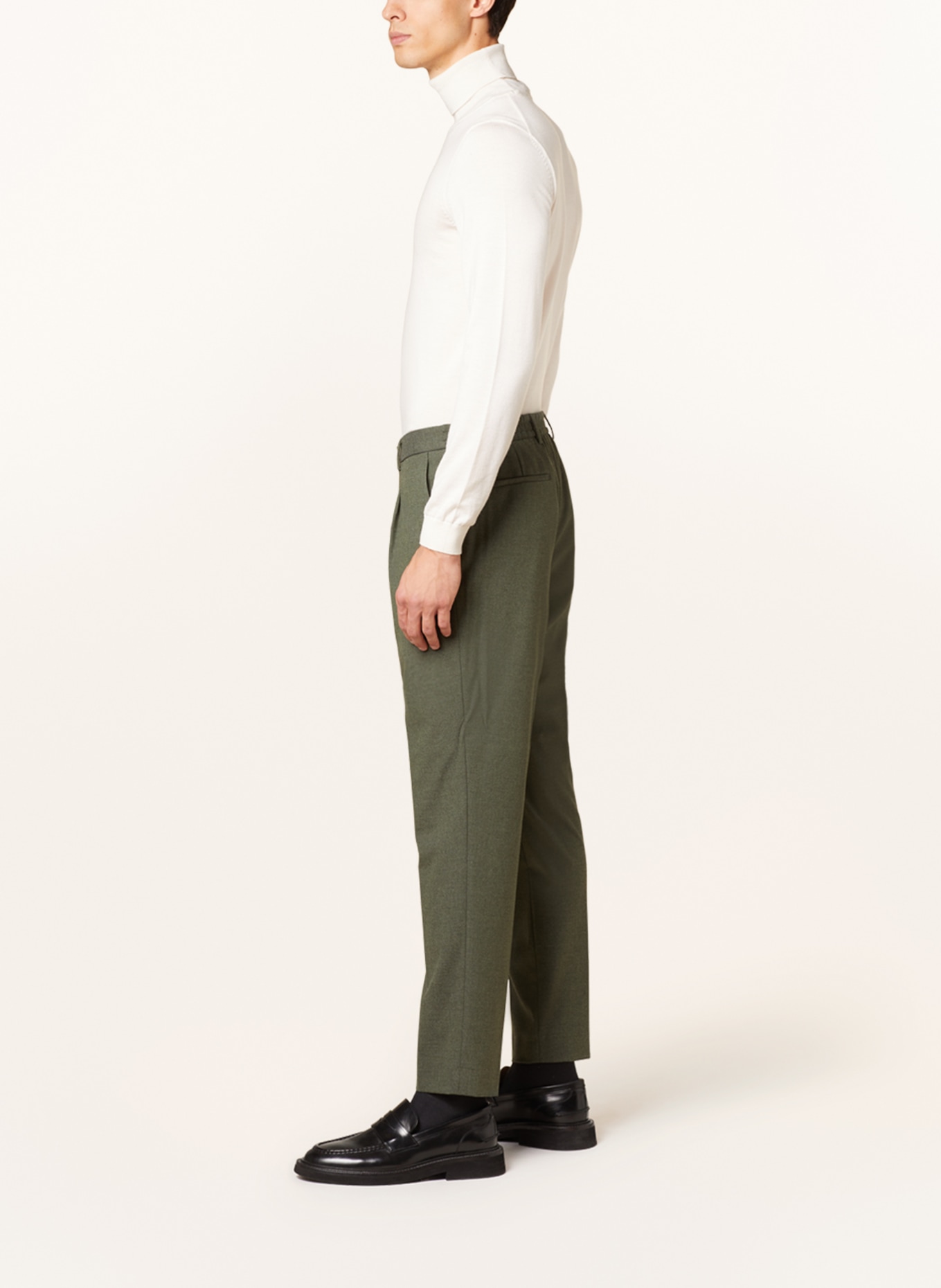 BALDESSARINI Spodnie garniturowe COX slim fit, Kolor: 5513 Deep Lichen Green Mel. (Obrazek 5)