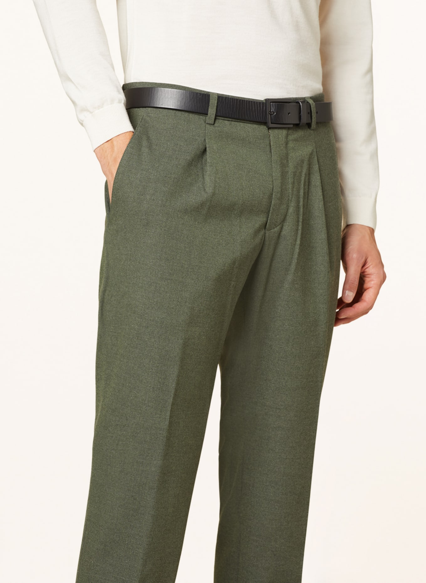 BALDESSARINI Spodnie garniturowe COX slim fit, Kolor: 5513 Deep Lichen Green Mel. (Obrazek 7)
