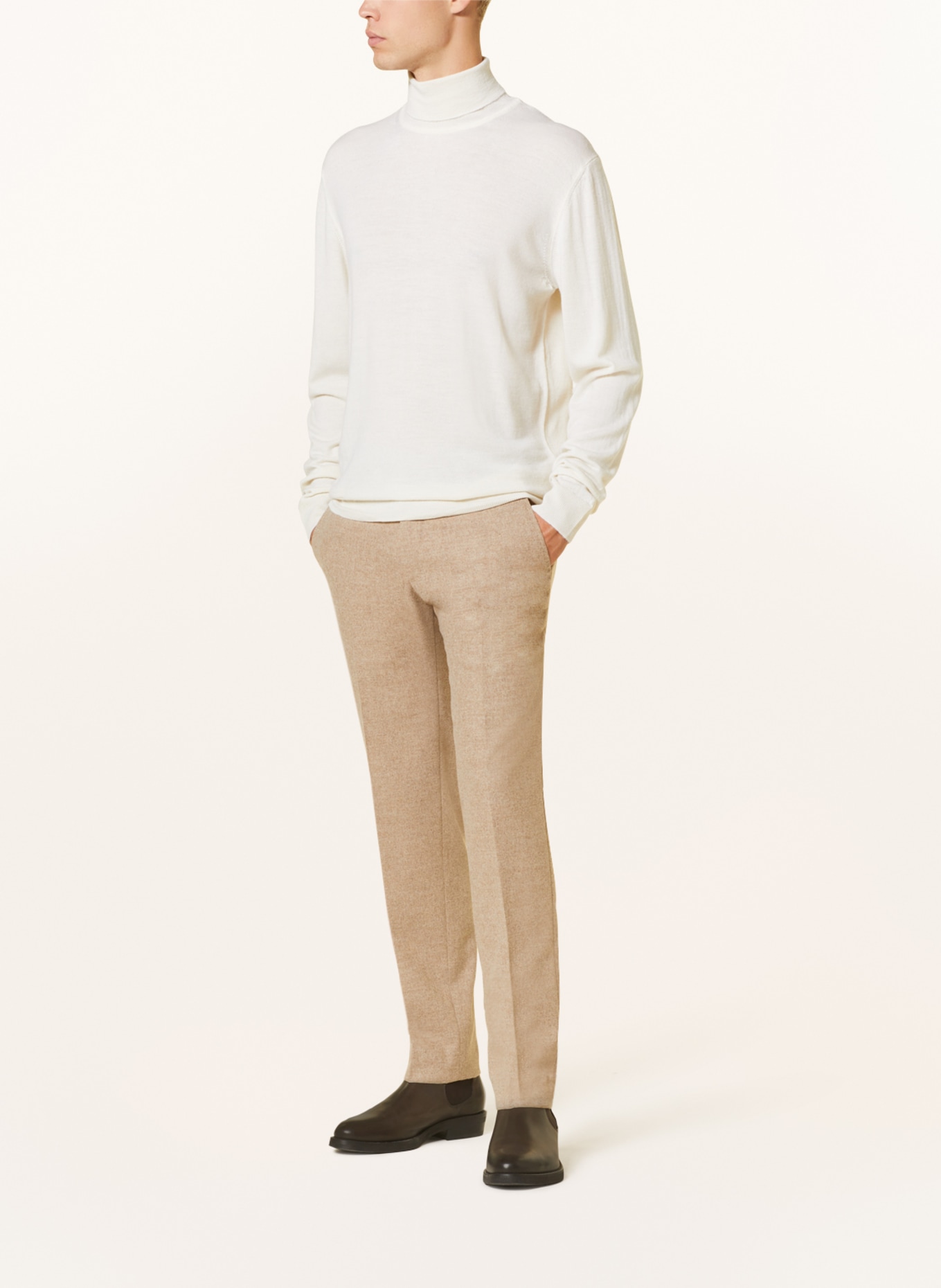 BALDESSARINI Turtleneck sweater, Color: ECRU (Image 2)