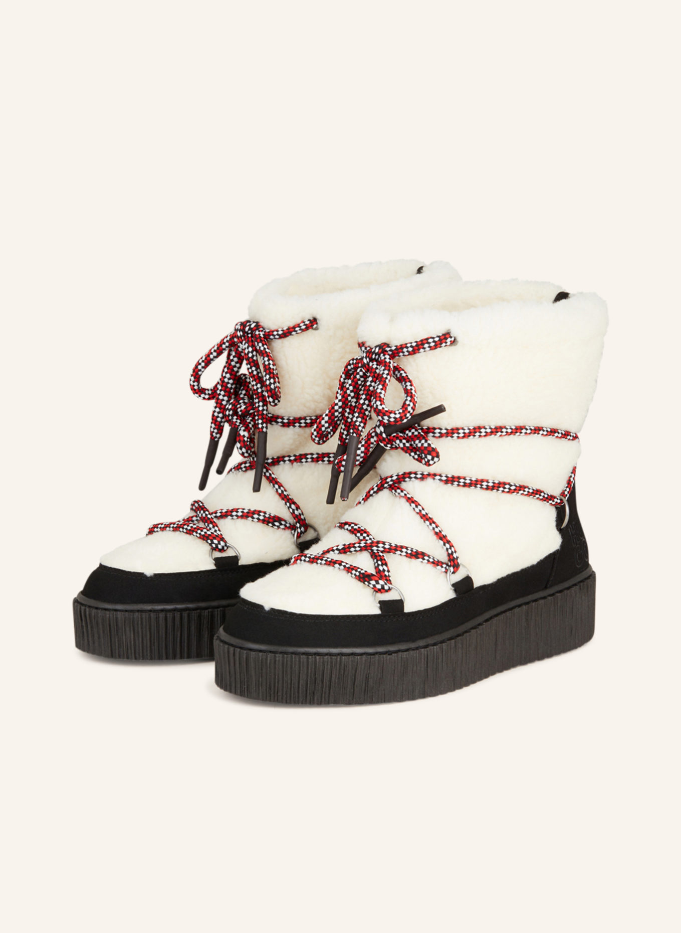 HUGO Lace up boots JELISSA lined