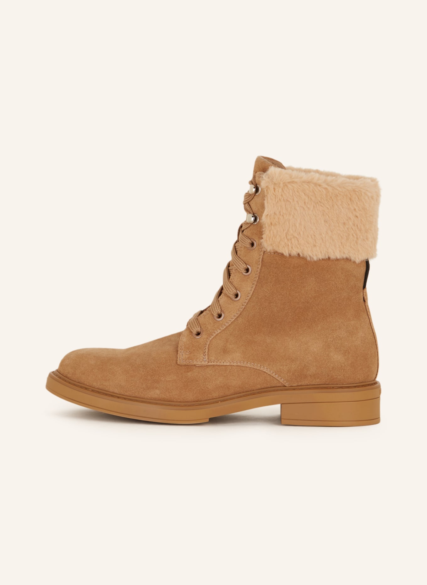 BOSS Lace-up Boots VANITY, Color: BEIGE (Image 4)