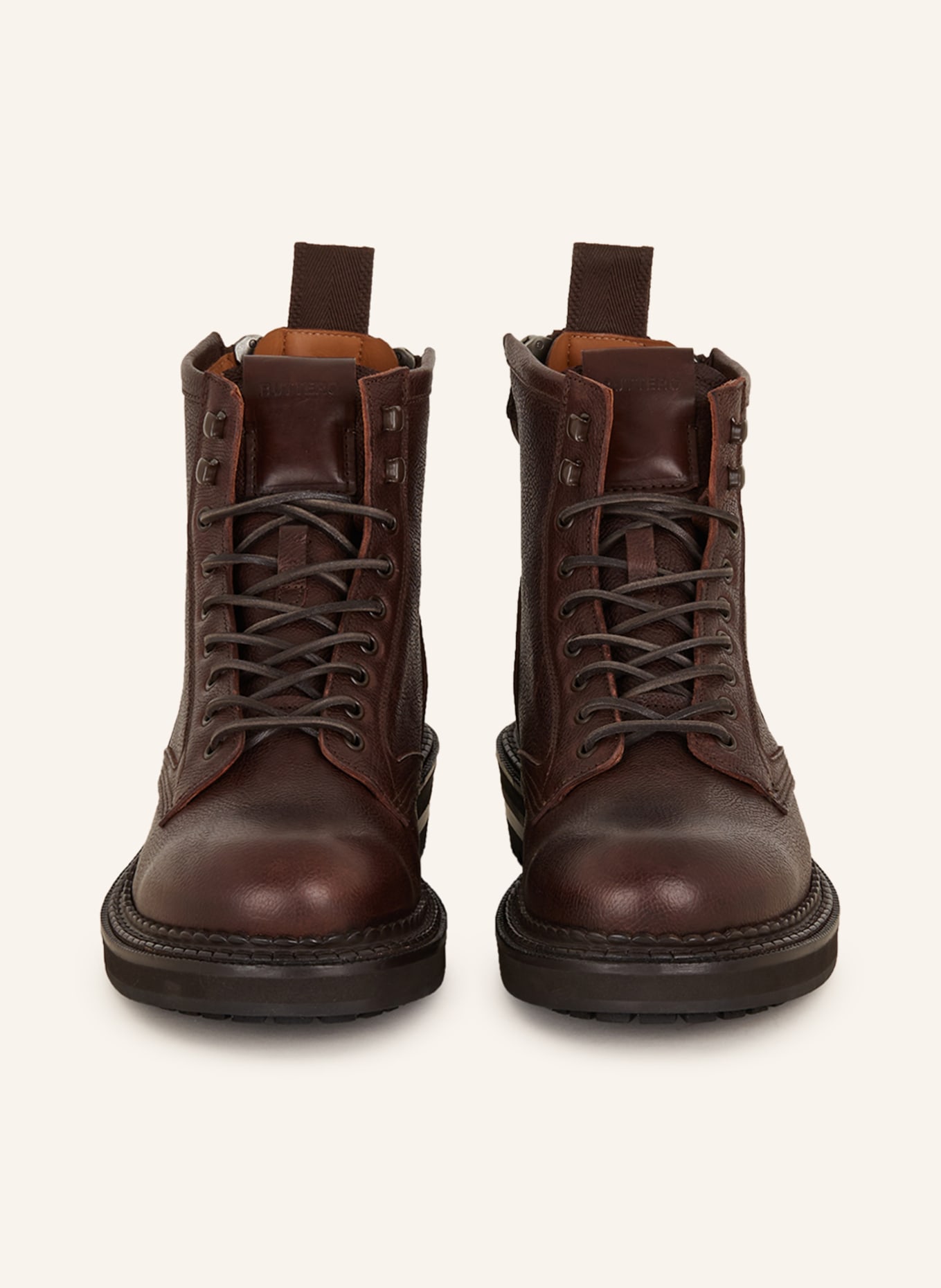 BUTTERO Lace-up boots CARGO, Color: DARK BROWN (Image 3)