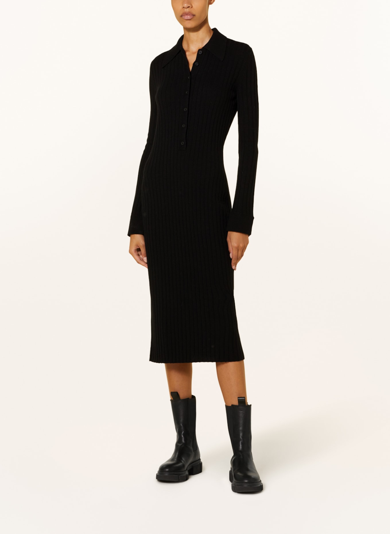 WEEKEND MaxMara Knit dress MONETA, Color: BLACK (Image 2)