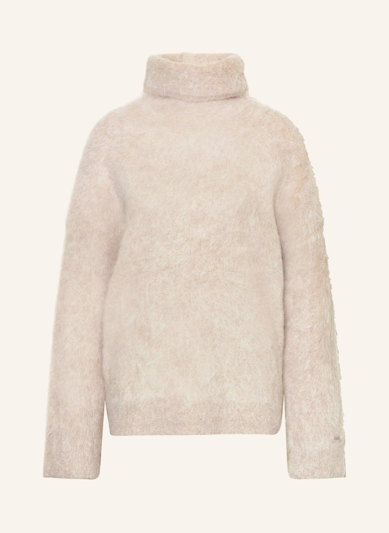 Calvin Klein Sweter oversized z alpaki, Kolor: BEŻOWY (Obrazek 1)