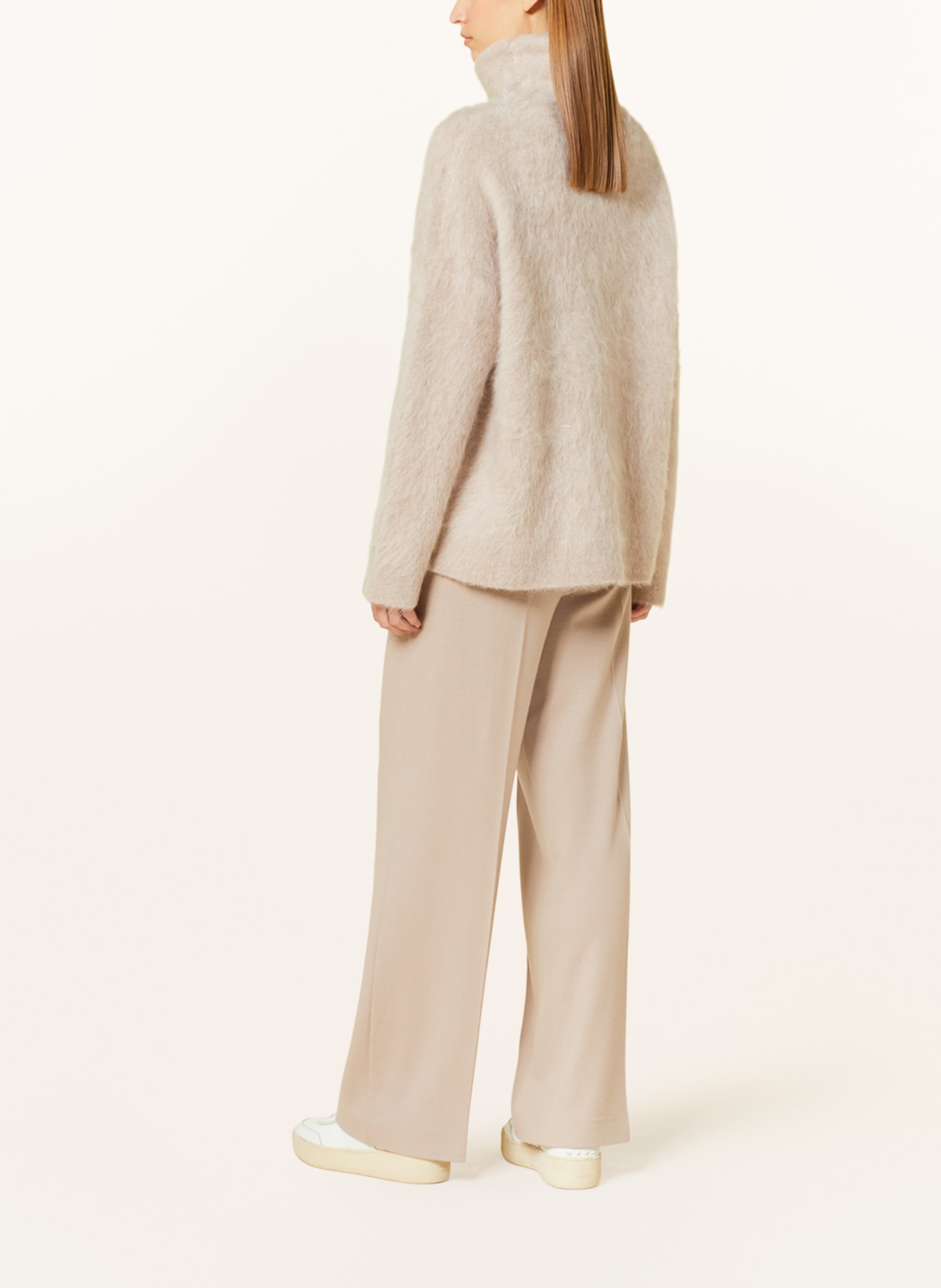 Calvin Klein Oversized sweater made of alpaca, Color: BEIGE (Image 3)