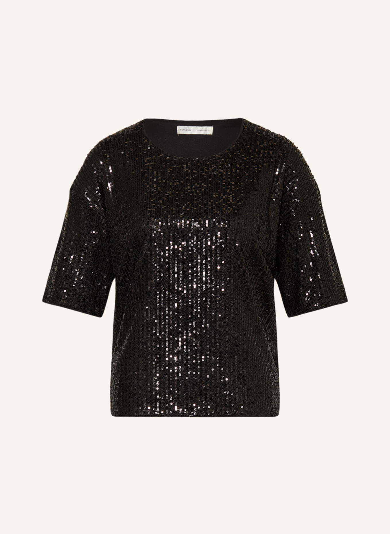 InWear T-shirt JARJARIW with sequins, Color: BLACK (Image 1)