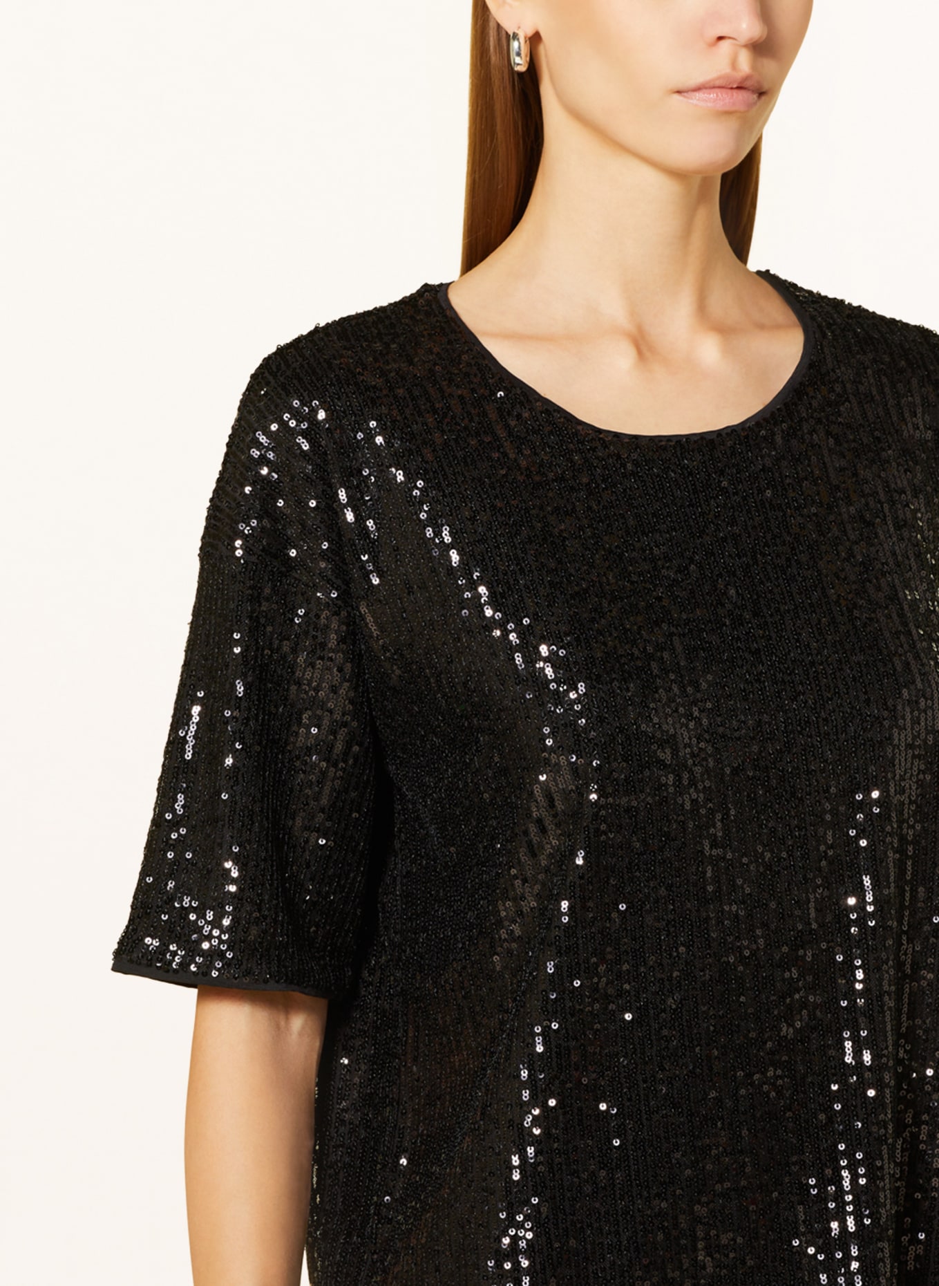 InWear T-shirt JARJARIW with sequins, Color: BLACK (Image 4)