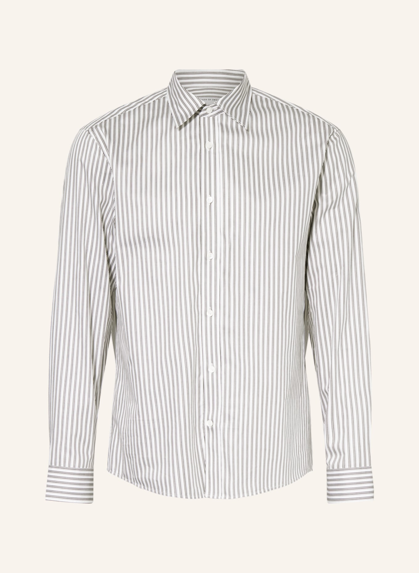 TIGER OF SWEDEN Shirt LOWAN comfort fit, Color: WHITE/ TAUPE (Image 1)
