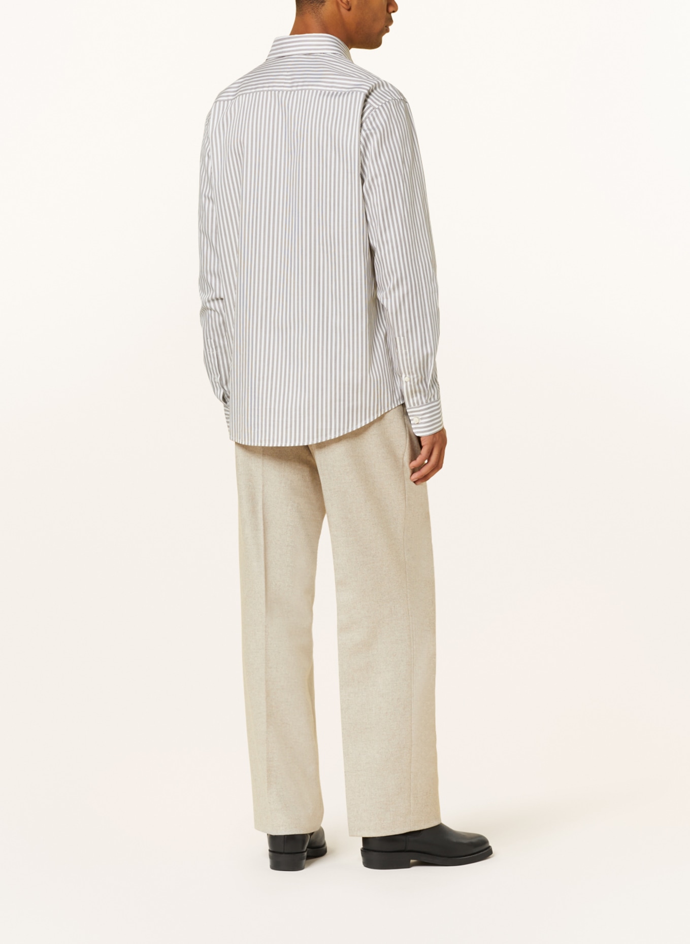 TIGER OF SWEDEN Shirt LOWAN comfort fit, Color: WHITE/ TAUPE (Image 3)