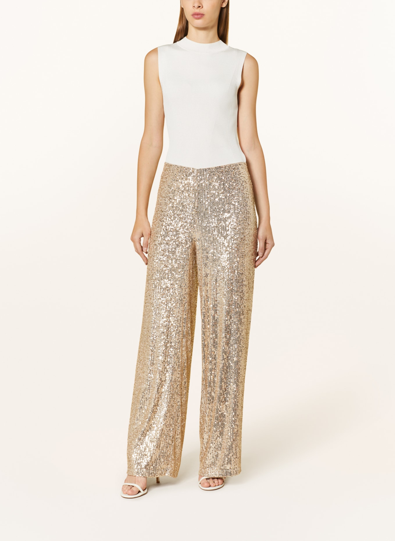 BETTY&CO Trousers with sequins, Color: GOLD (Image 2)