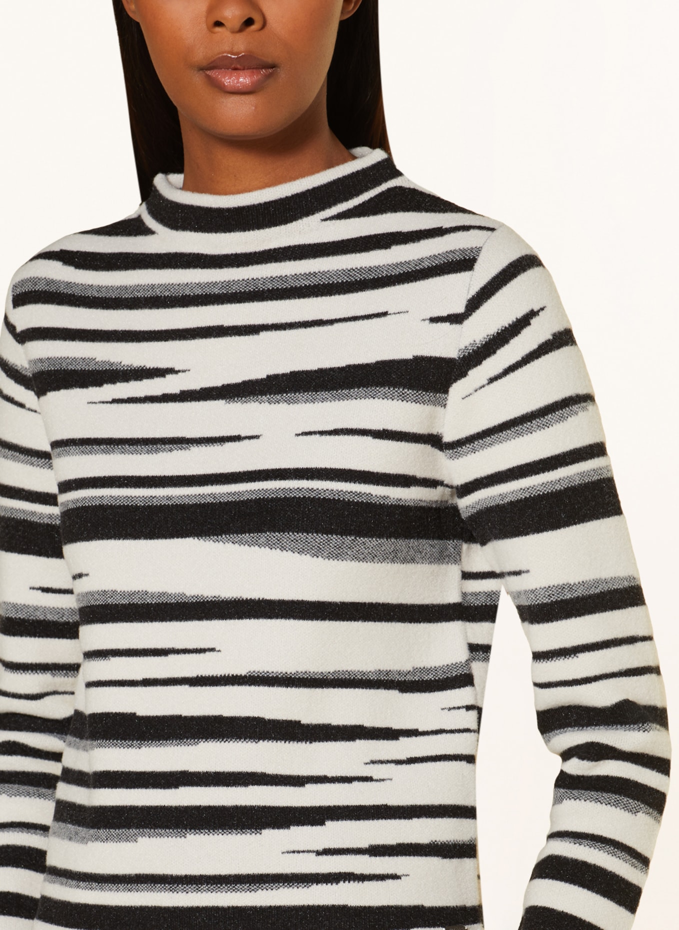 BETTY&CO Sweater, Color: CREAM/ BLACK (Image 4)