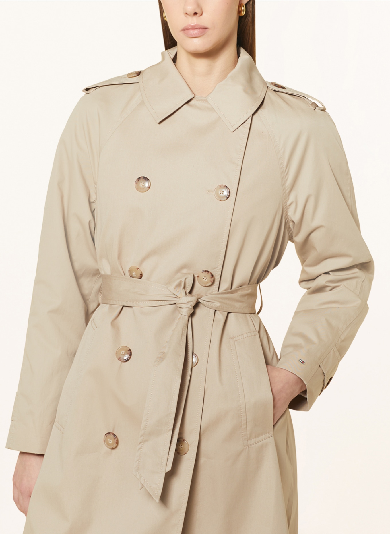 TOMMY HILFIGER Trench coat, Color: BEIGE (Image 4)