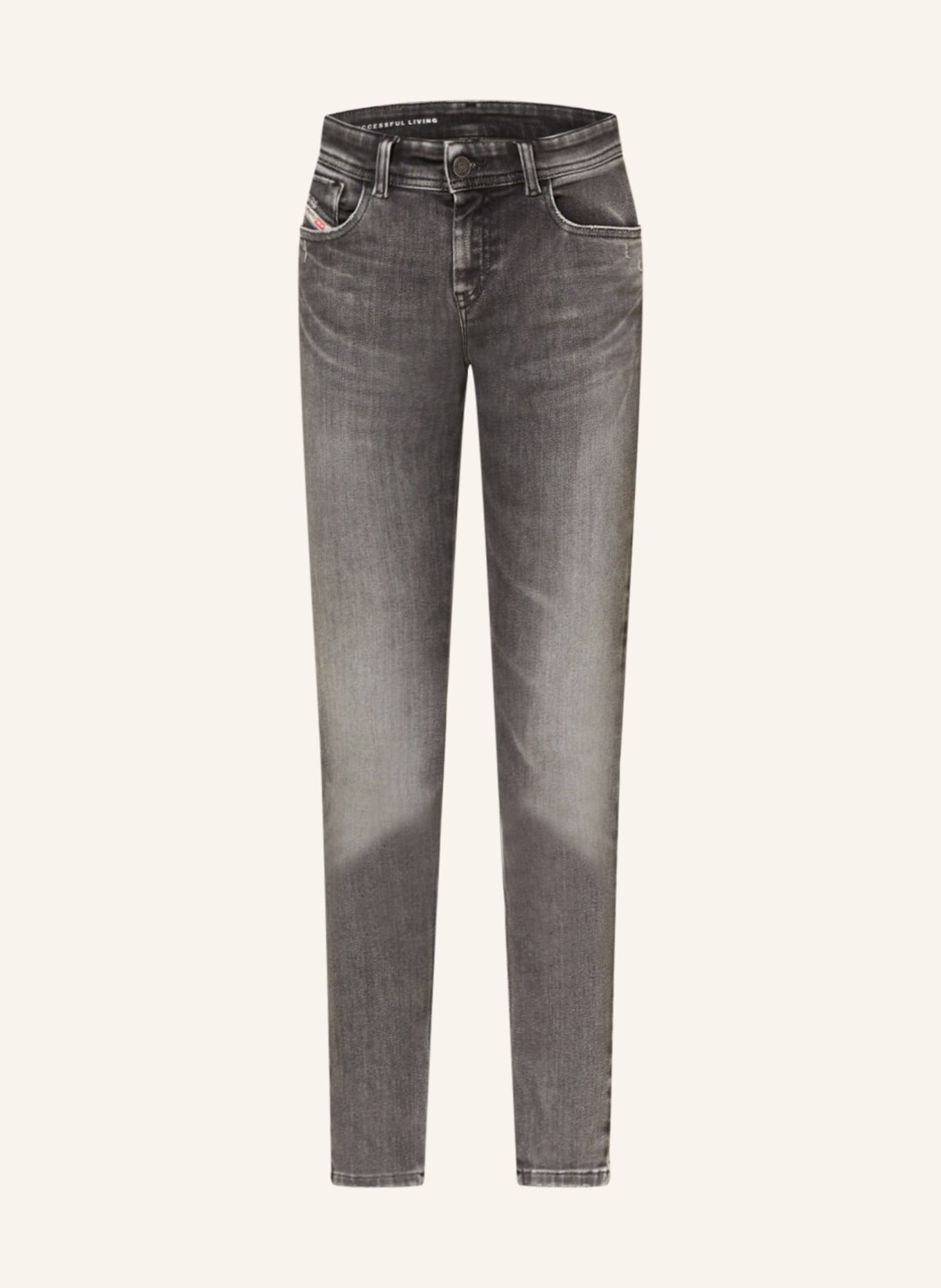 DIESEL Skinny Jeans SLANDY, Farbe: 02 GREY (Bild 1)