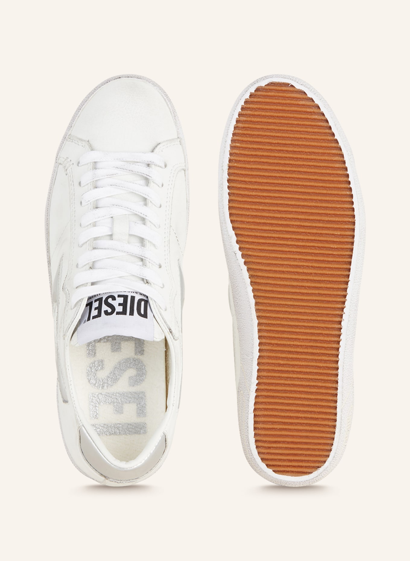 DIESEL Sneakers S-LEROJI, Color: WHITE/ SILVER (Image 5)