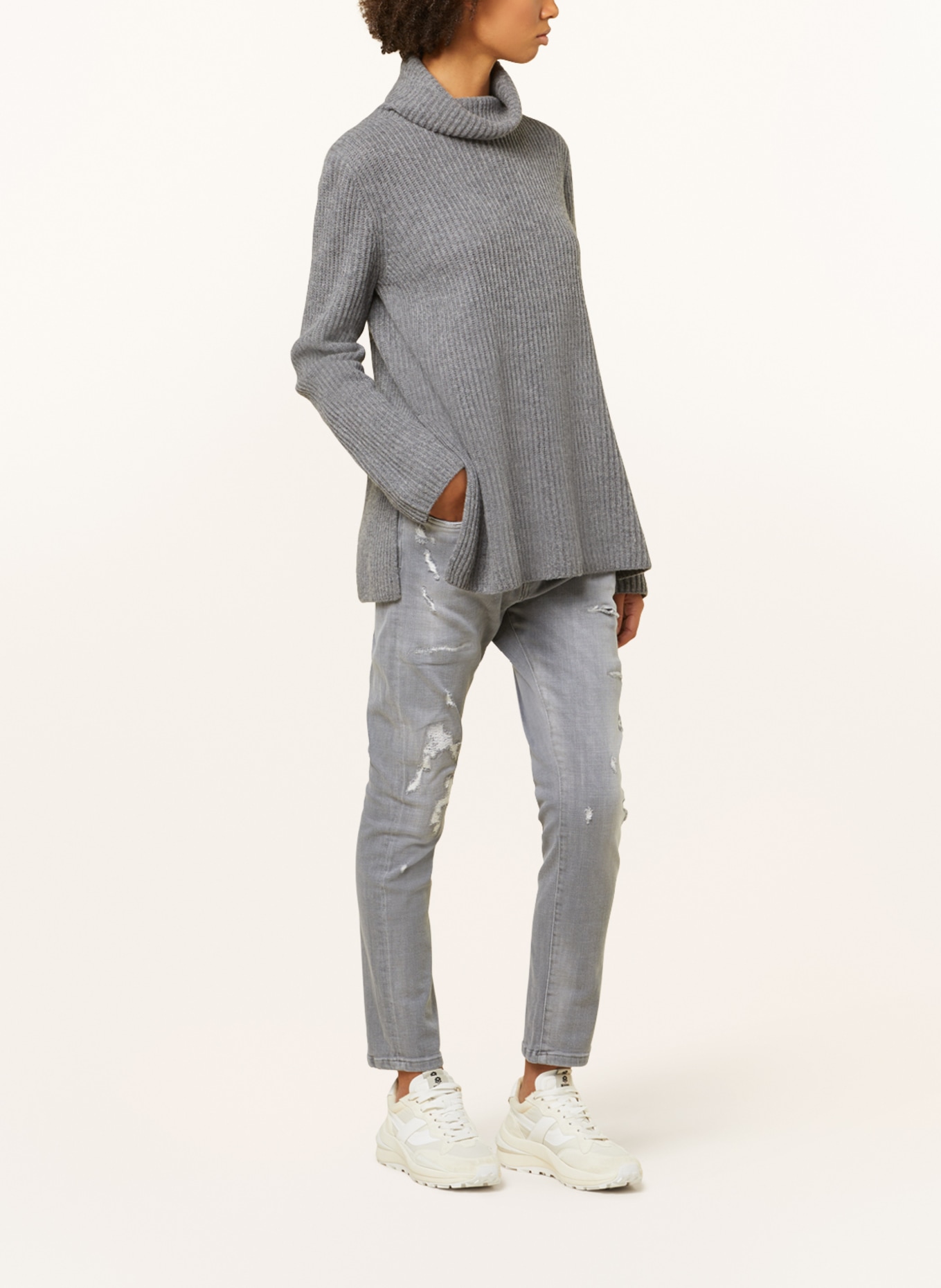 ELIAS RUMELIS Boyfriend jeans LANI, Color: 676 pale grey (Image 2)
