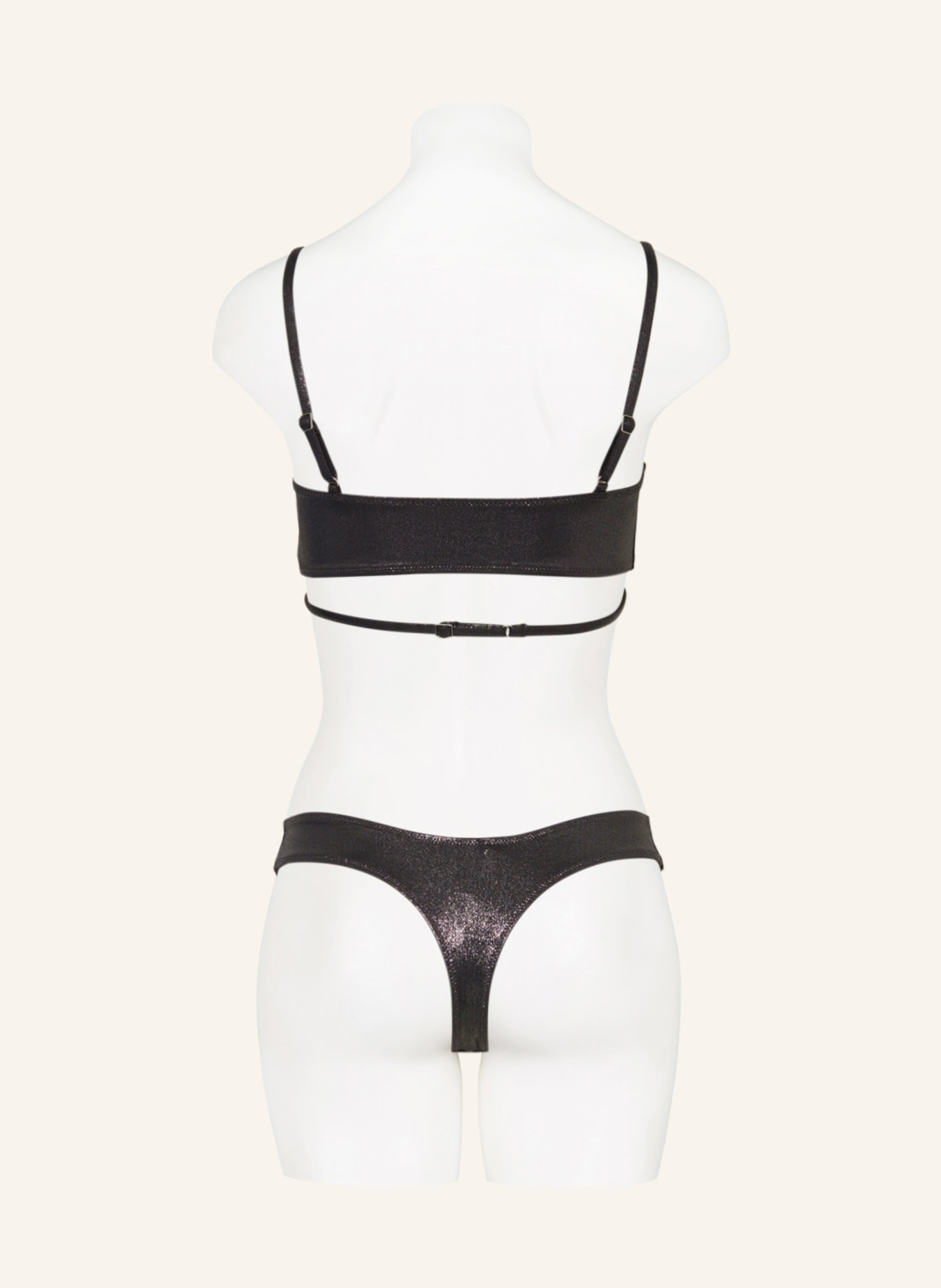 Calvin Klein Bralette bikini top CK FESTIVE, Color: BLACK (Image 3)