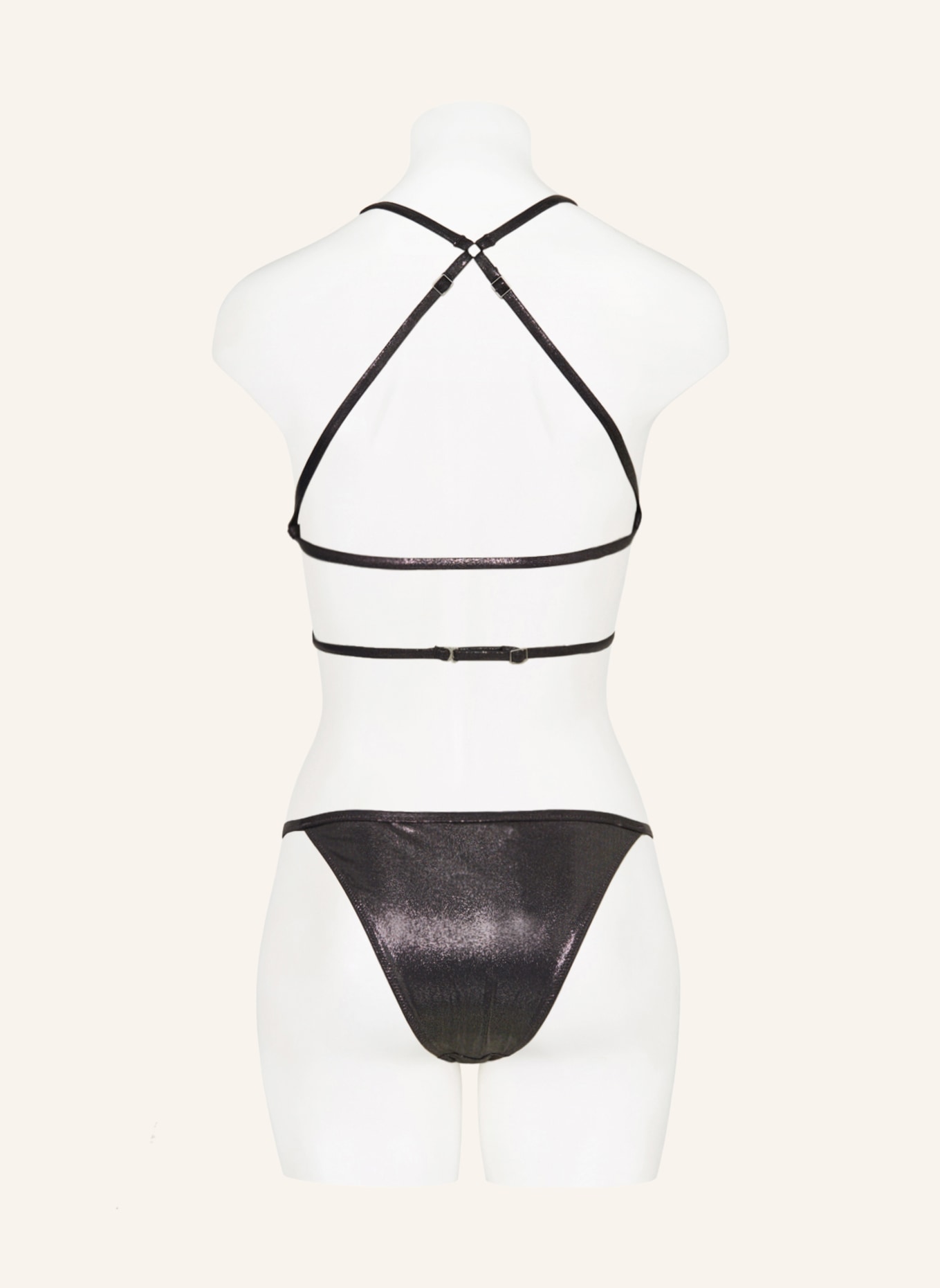 Calvin Klein Triangle bikini bottoms CK FESTIVE, Color: BLACK (Image 3)