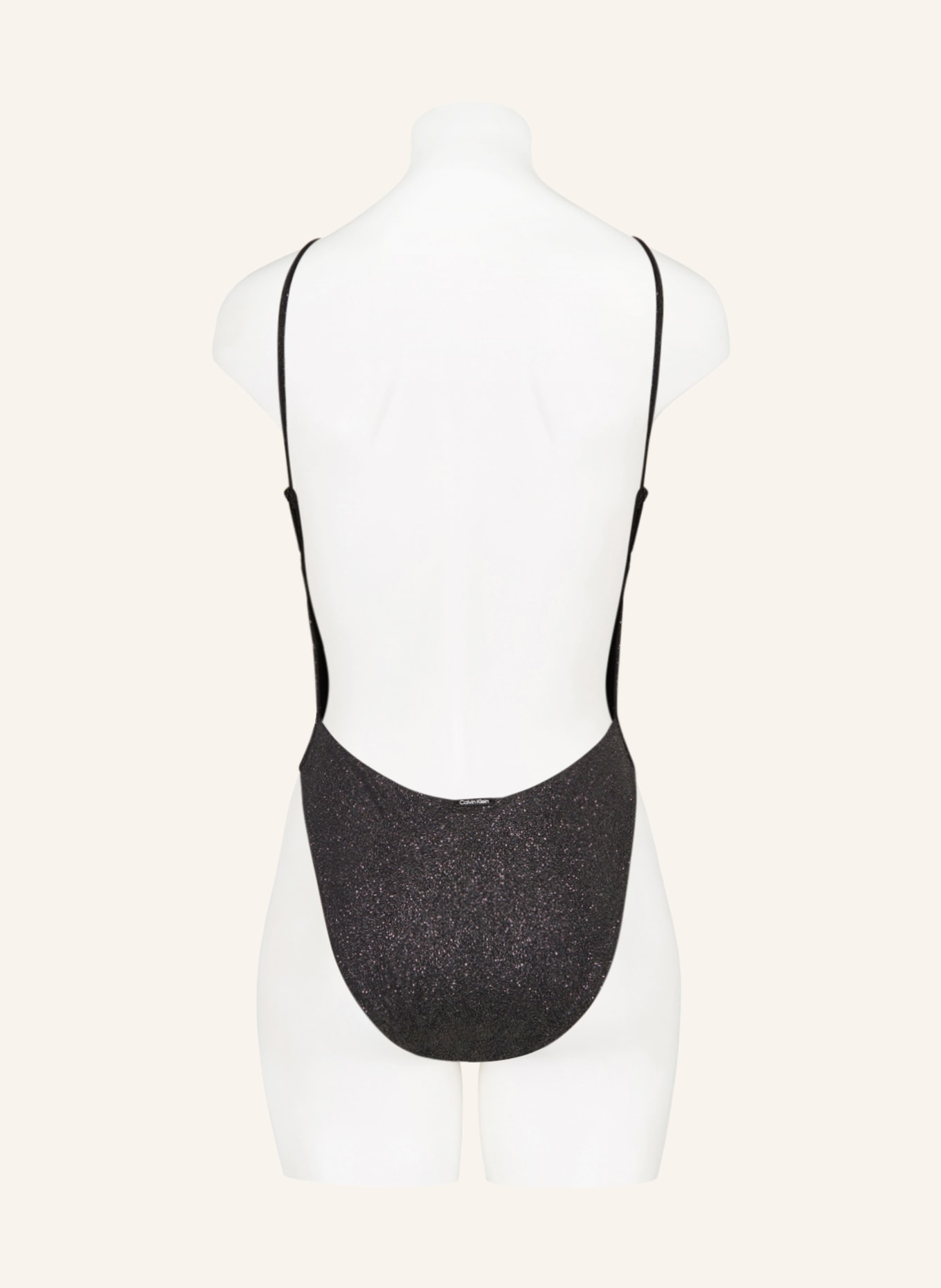 Calvin Klein Swimsuit ARCHIVE SOLIDS, Color: BLACK (Image 3)