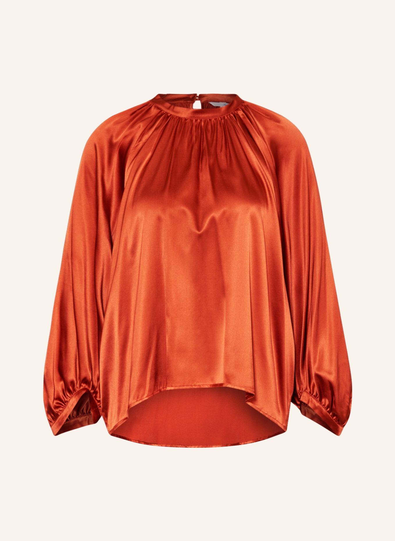 Sophie Shirt blouse MABE in silk, Color: DARK ORANGE (Image 1)